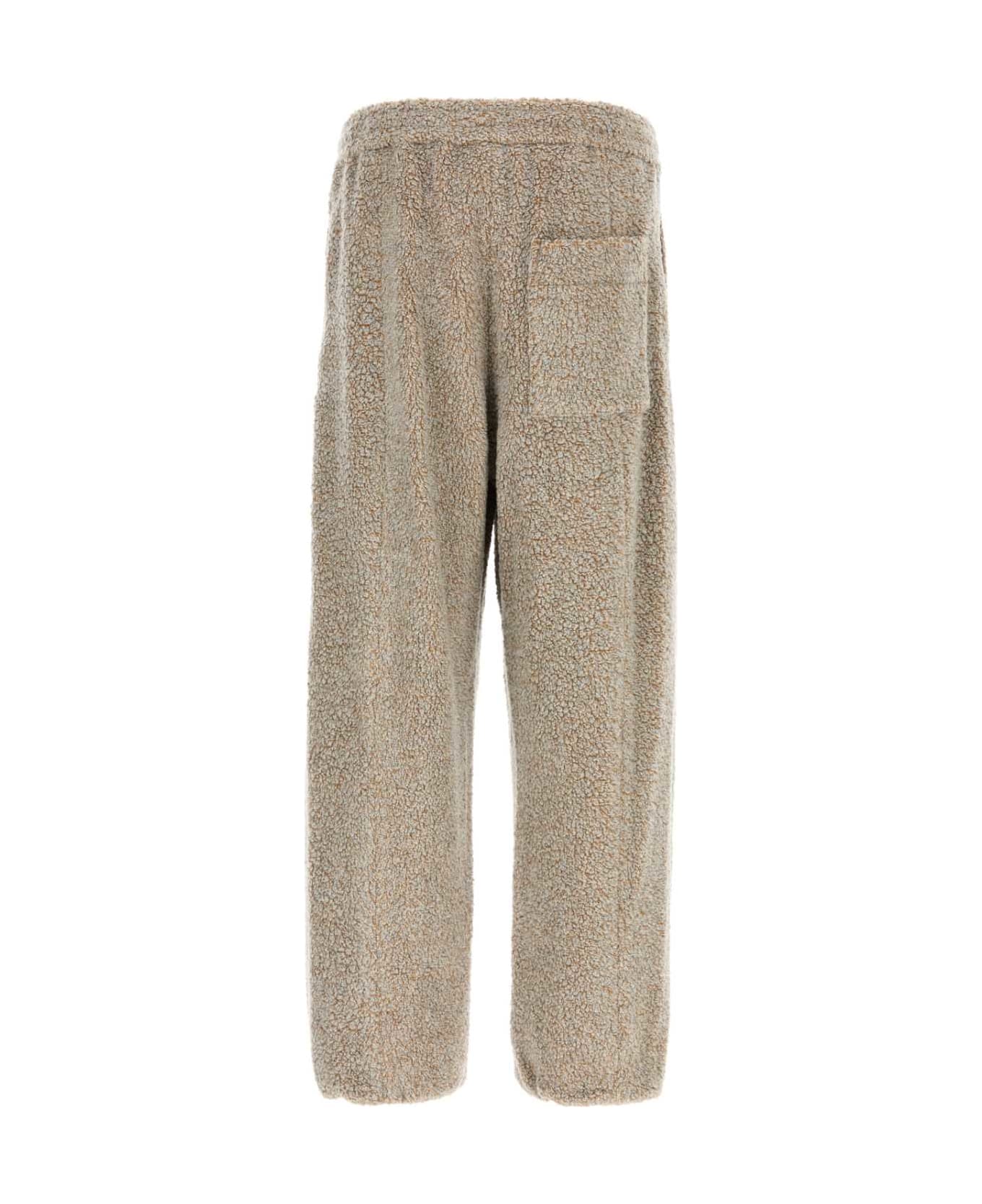 WOOYOUNGMI Two-tone Cotton Blend Joggers - GREY