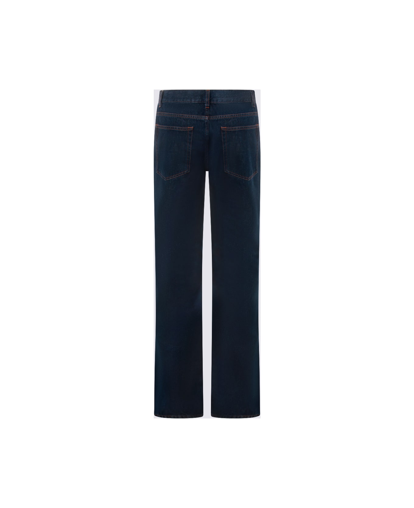 The Row Dark Blue Cotton Jeans - Blue