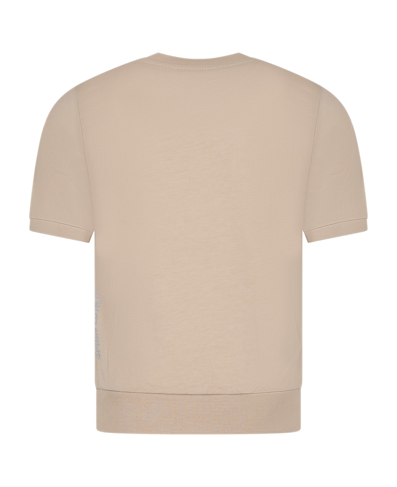 Dsquared2 Beige T-shirt For Boy With Logo - Beige