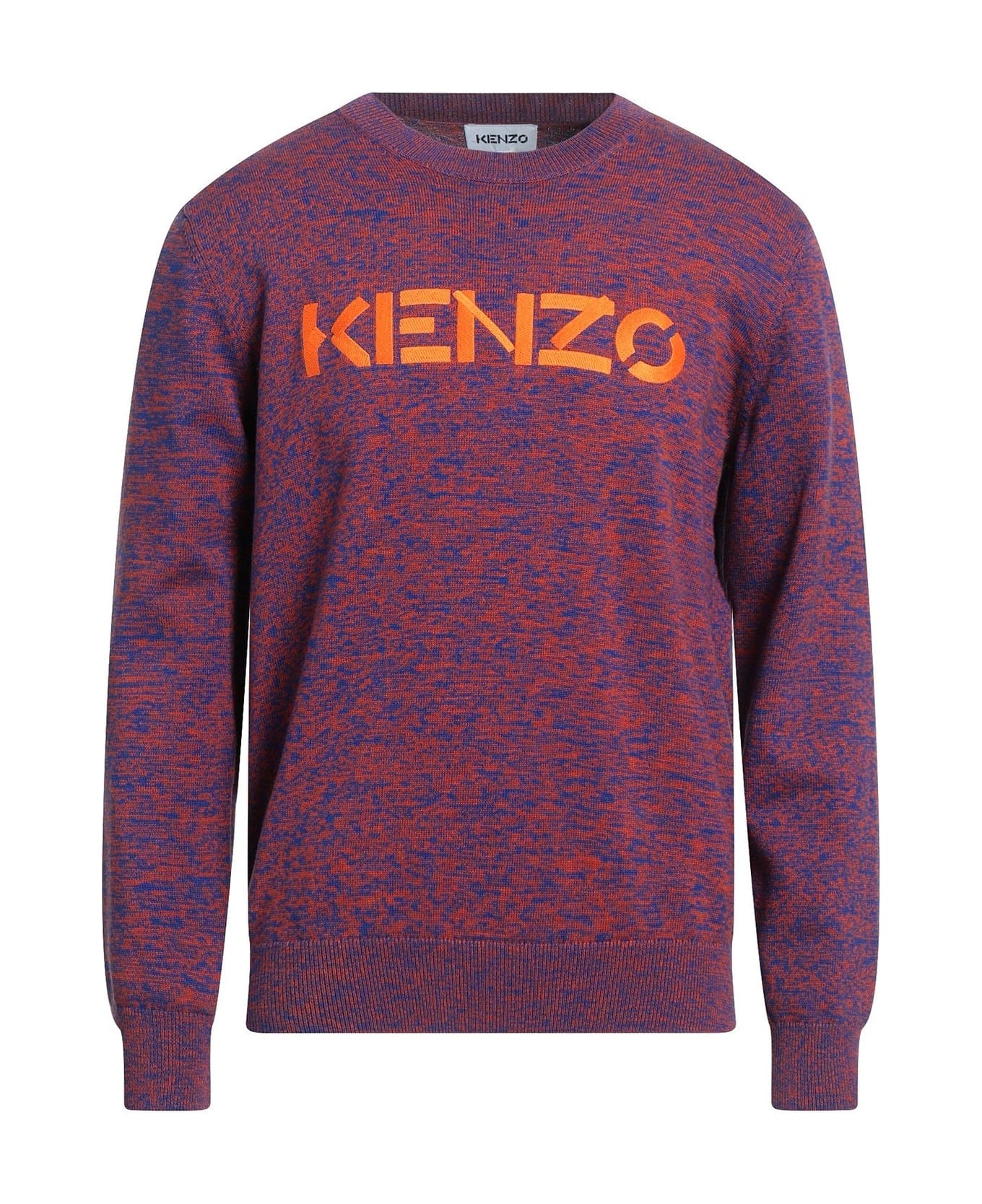 Kenzo Cotton Logo Sweater - Blue フリース