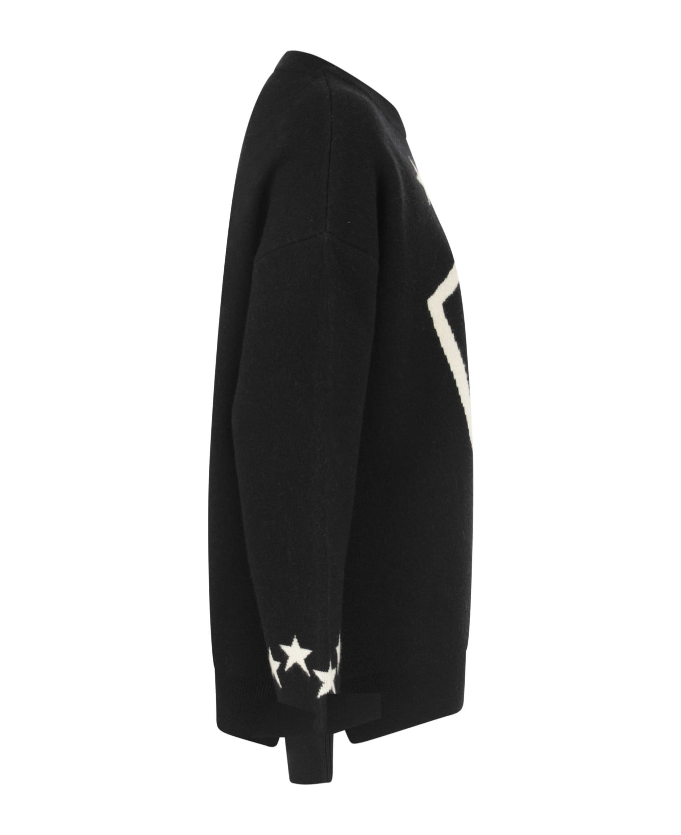 Etro Jacquard Jersey With Heraldic Coat Of Arms - Black