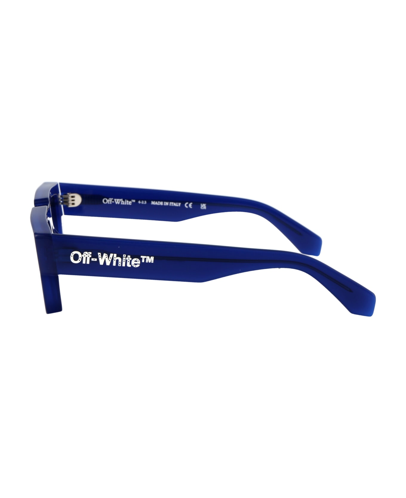 Off-White Manchester Rectangular Frame Sunglasses - 4607 BLUE