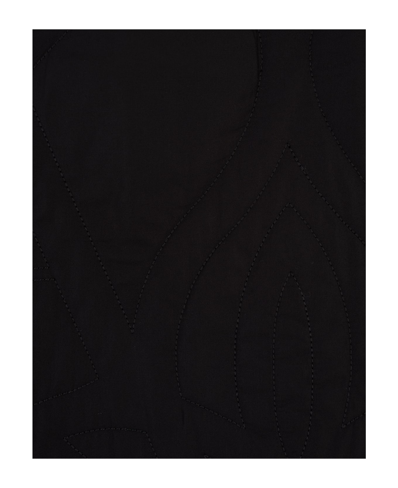 Alexander McQueen Seal Logo Shirt In Black - Black