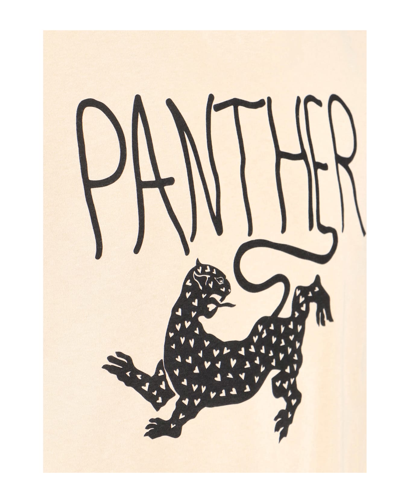 Valentino 'panther' T-shirt - Cream