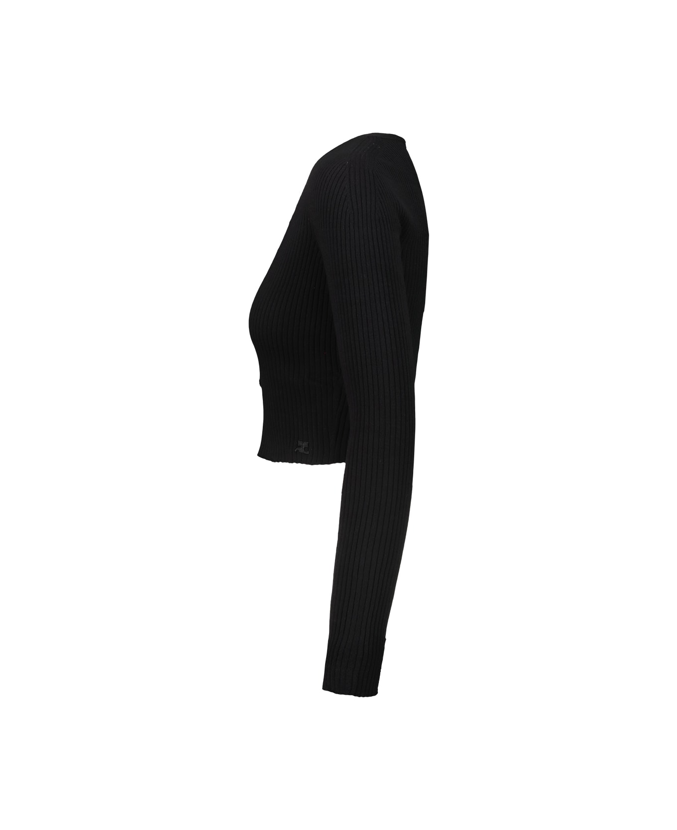 Courrèges Solar Cardigan - Black