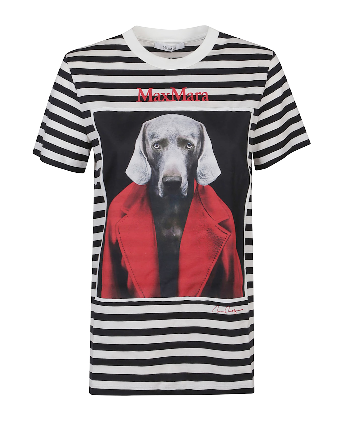 Max Mara Rosso T-shirt - Nero/bianco