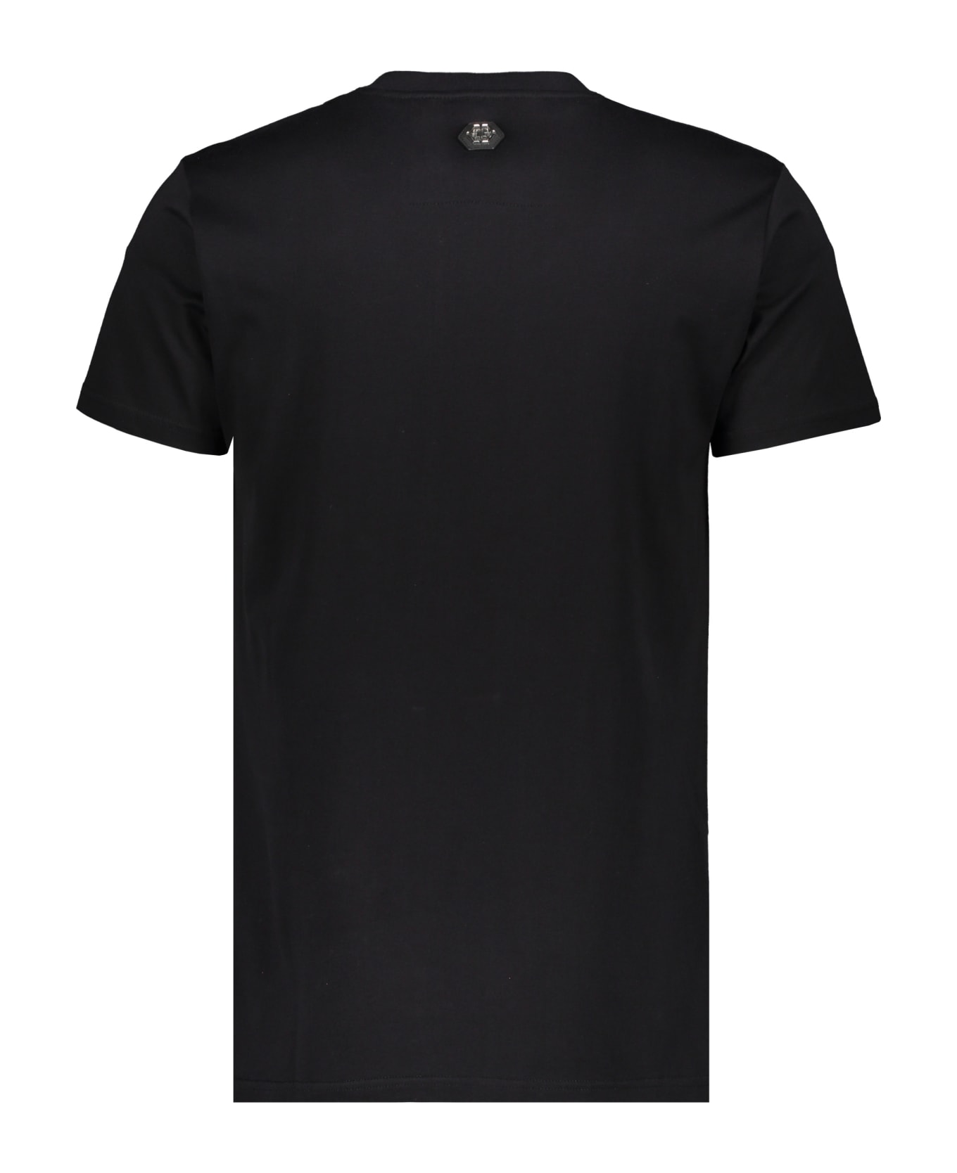 Philipp Plein Printed Cotton T-shirt - black