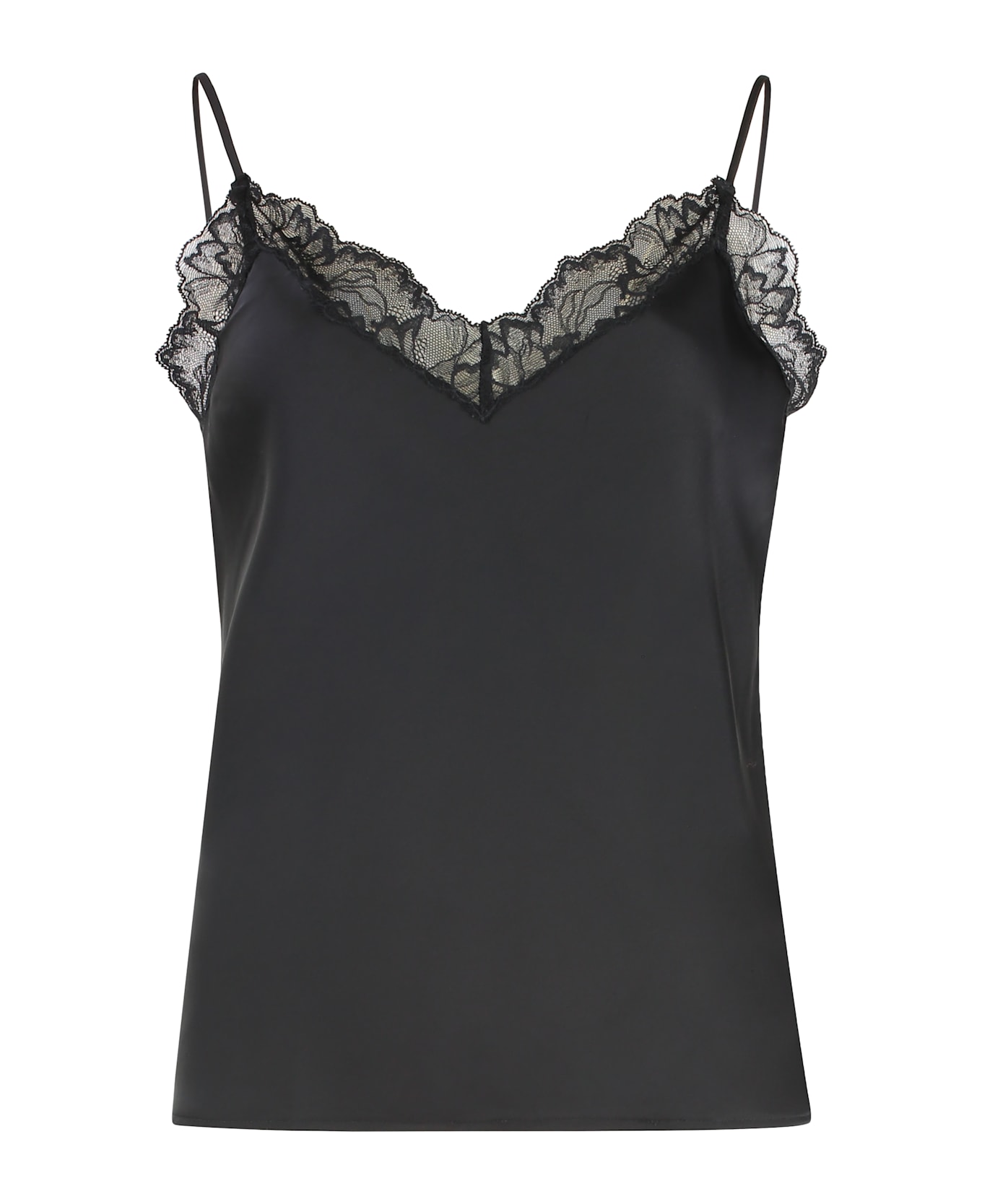Calvin Klein Satin Tank Top - black