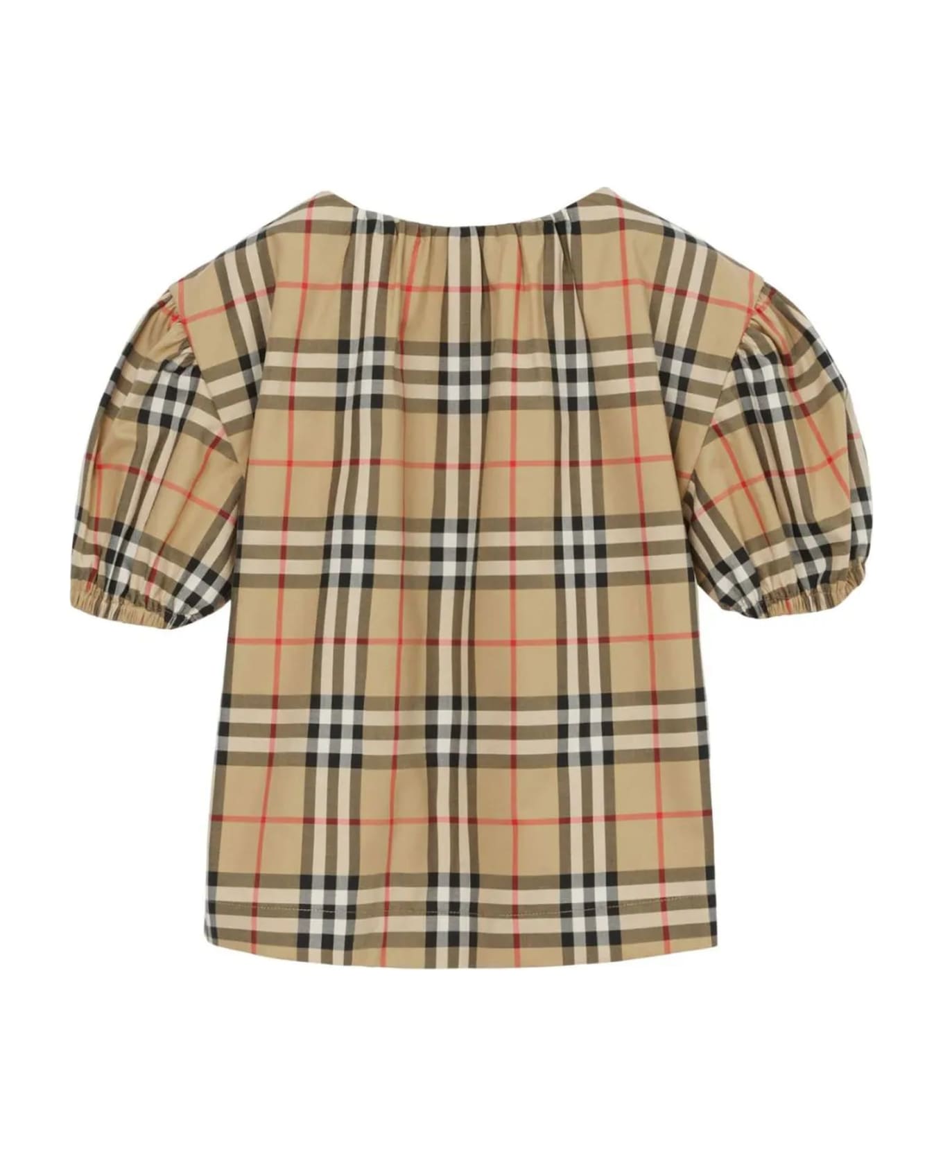 Burberry Kids Shirts Beige - Beige