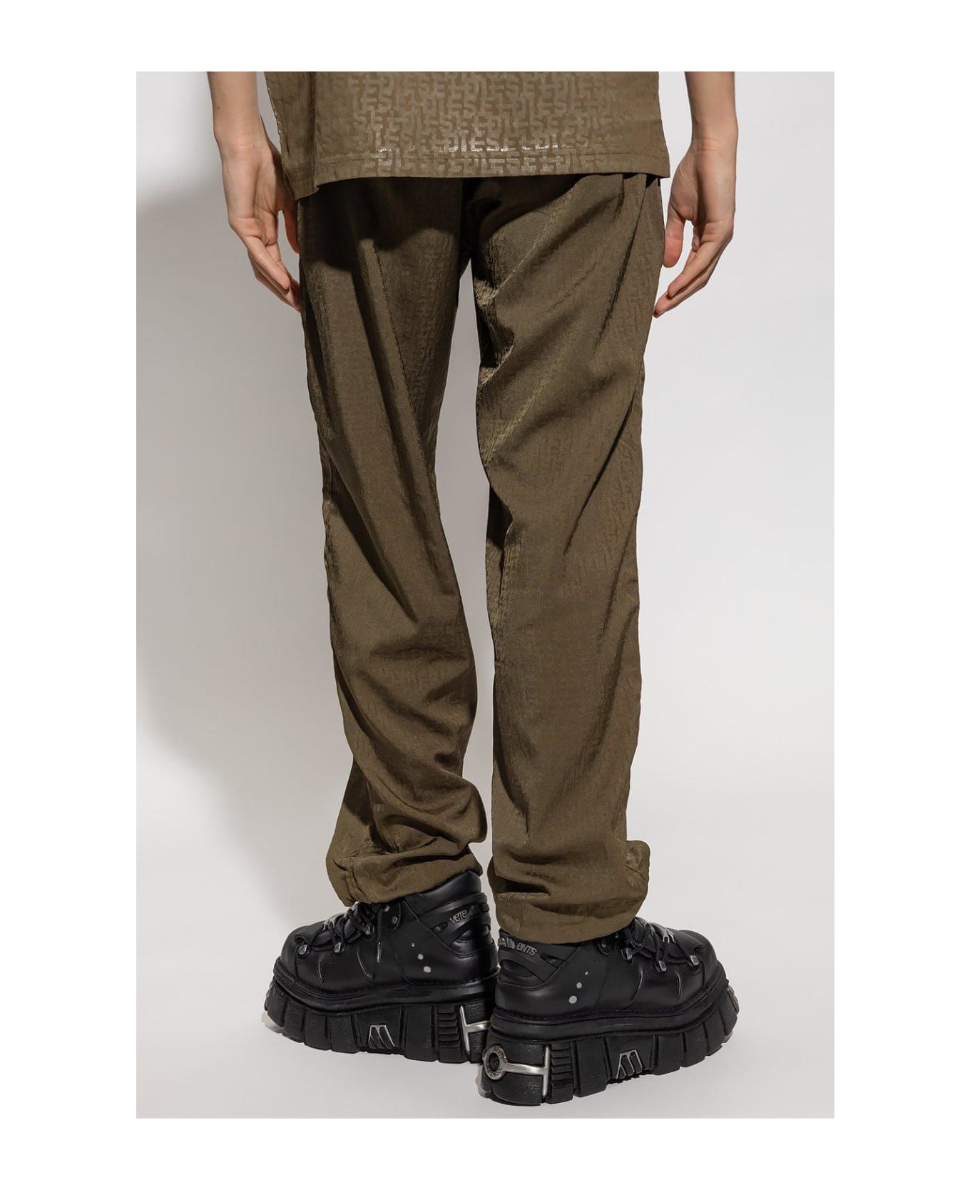 rotol 23ss olive twist truck pants-