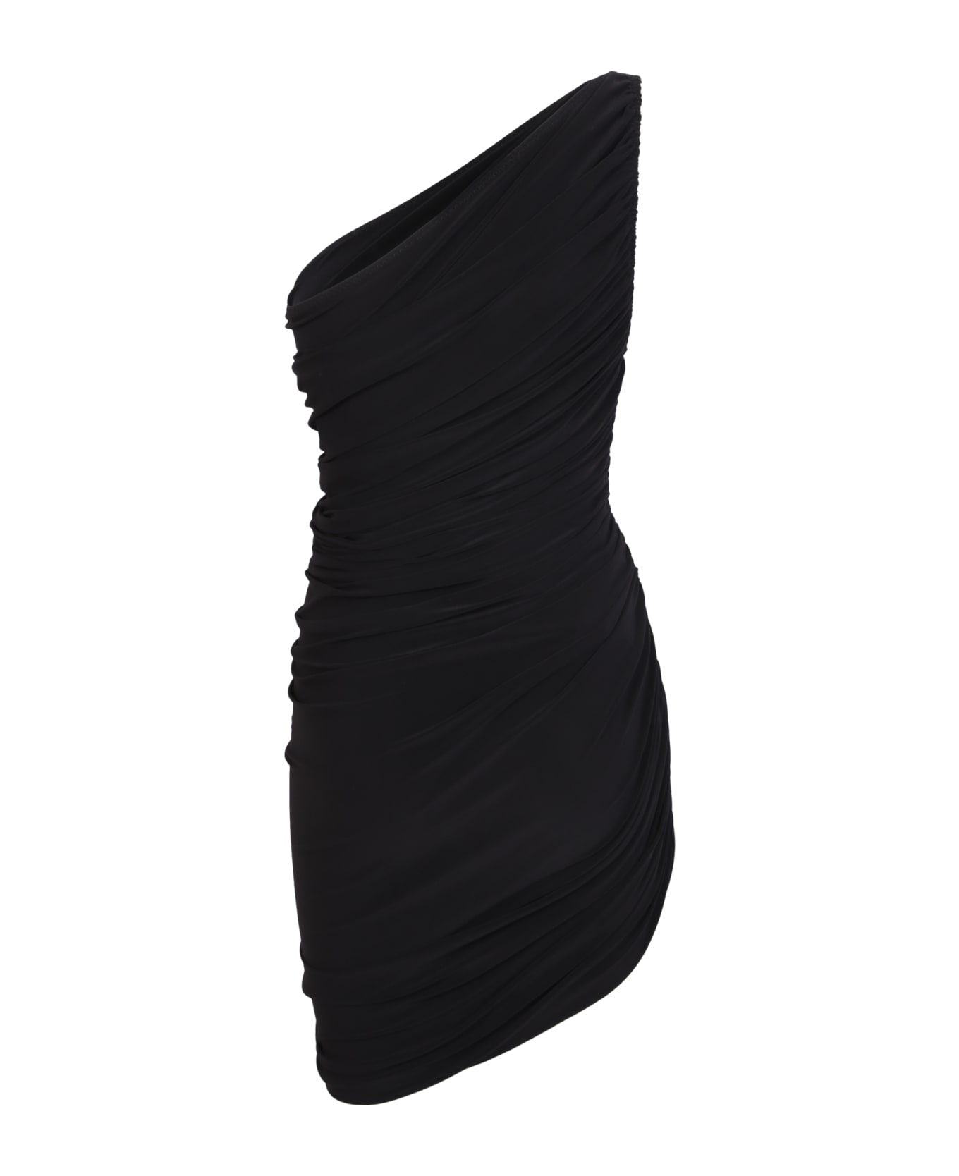 Norma Kamali Black Diana Minidress - Black ワンピース＆ドレス