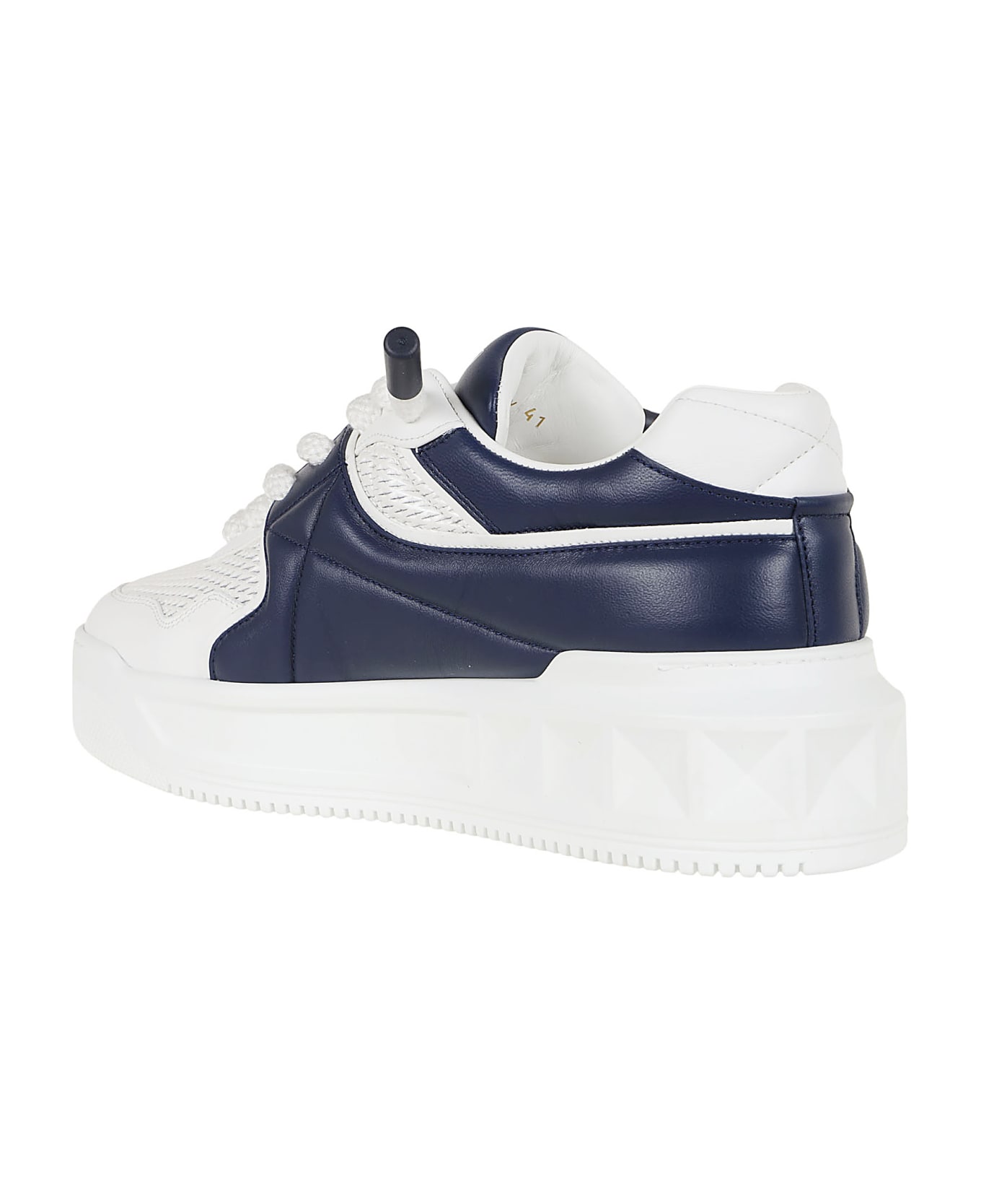 Valentino Garavani Sneaker One Stud Xl - Bianco Worker Bianco Bianco Worker Bia