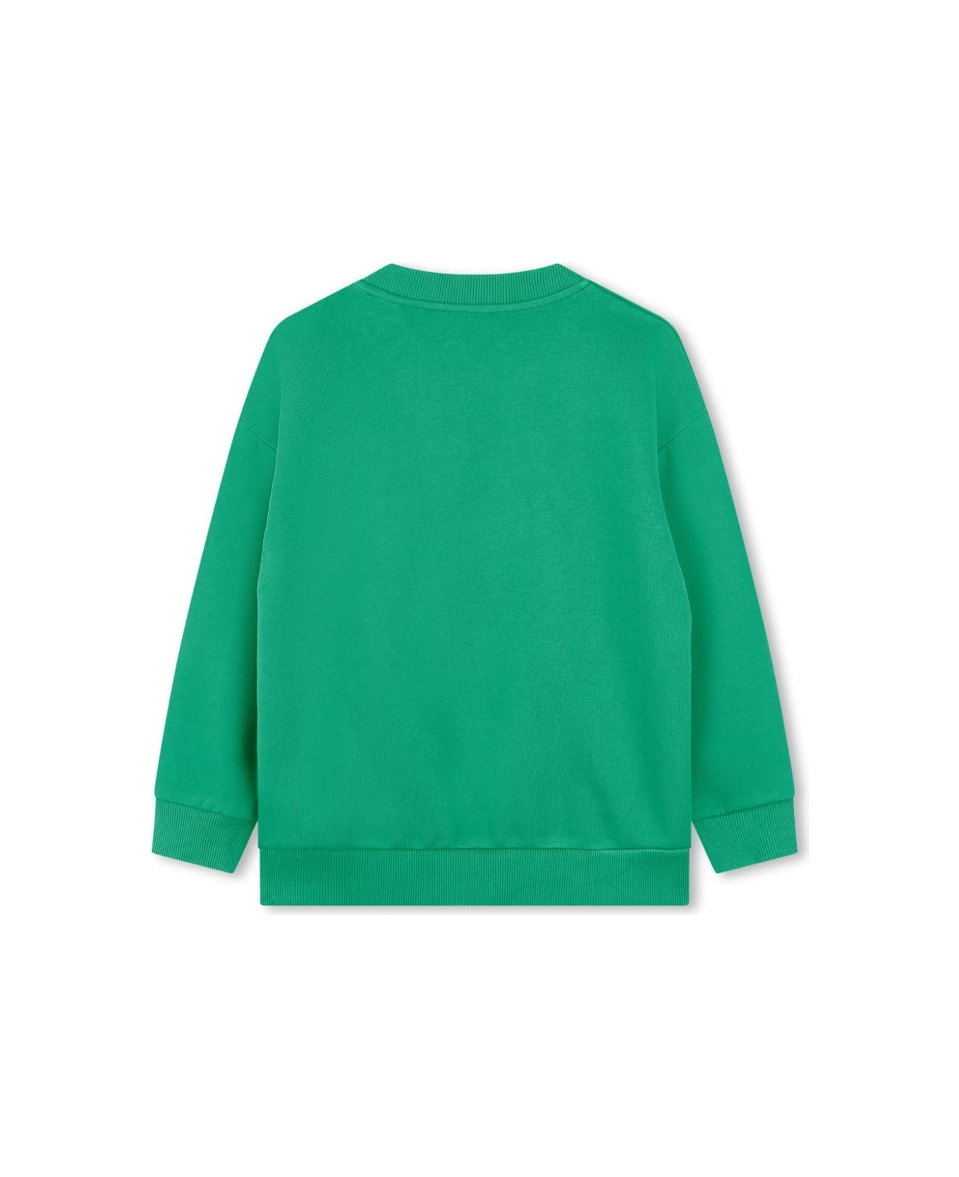 Kenzo Kids Felpa Con Stampa - Green