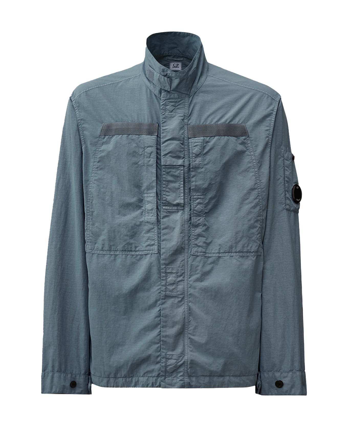 C.P. Company Flatt Nylon Jacket With Logo Iconic Detail