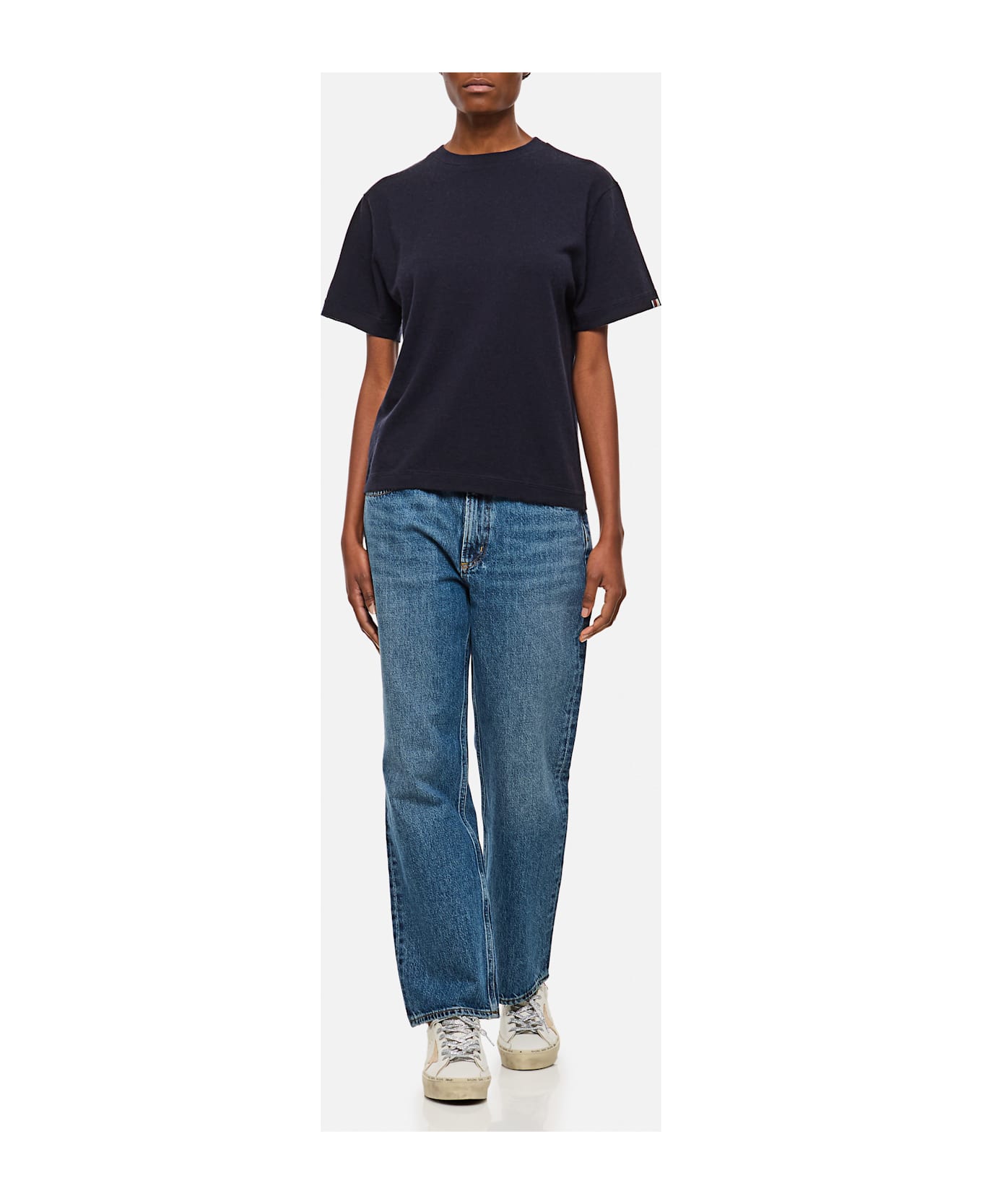Extreme Cashmere Cuba Cashmere Cotton Blend T-shirt - Blue