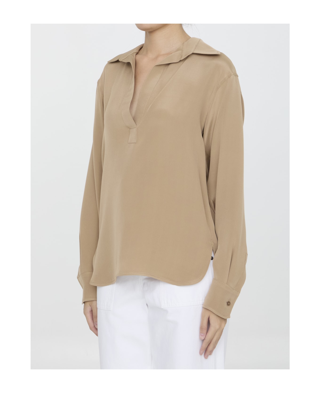 Max Mara Zanzero Shirt - BEIGE