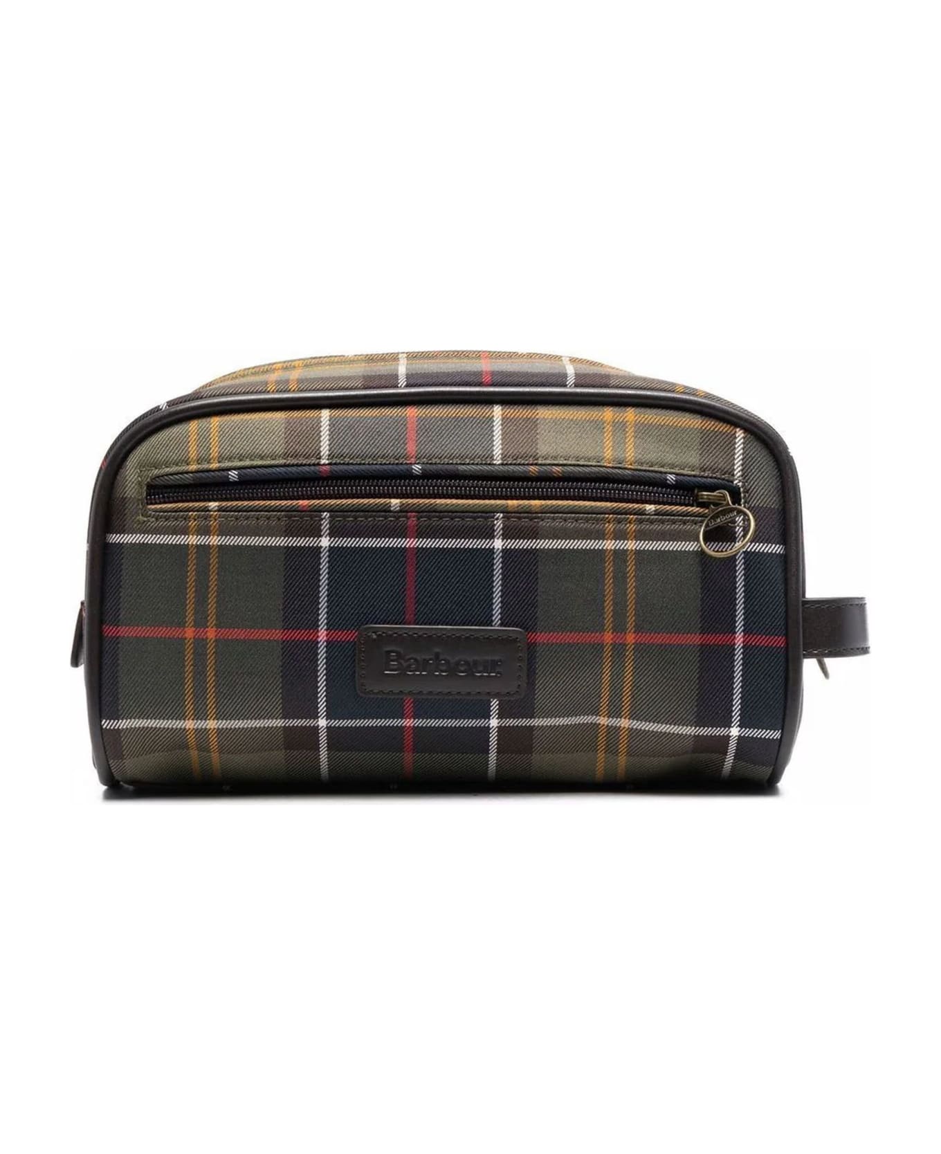 Barbour Multicolour Checked Wash Bag - MultiColour