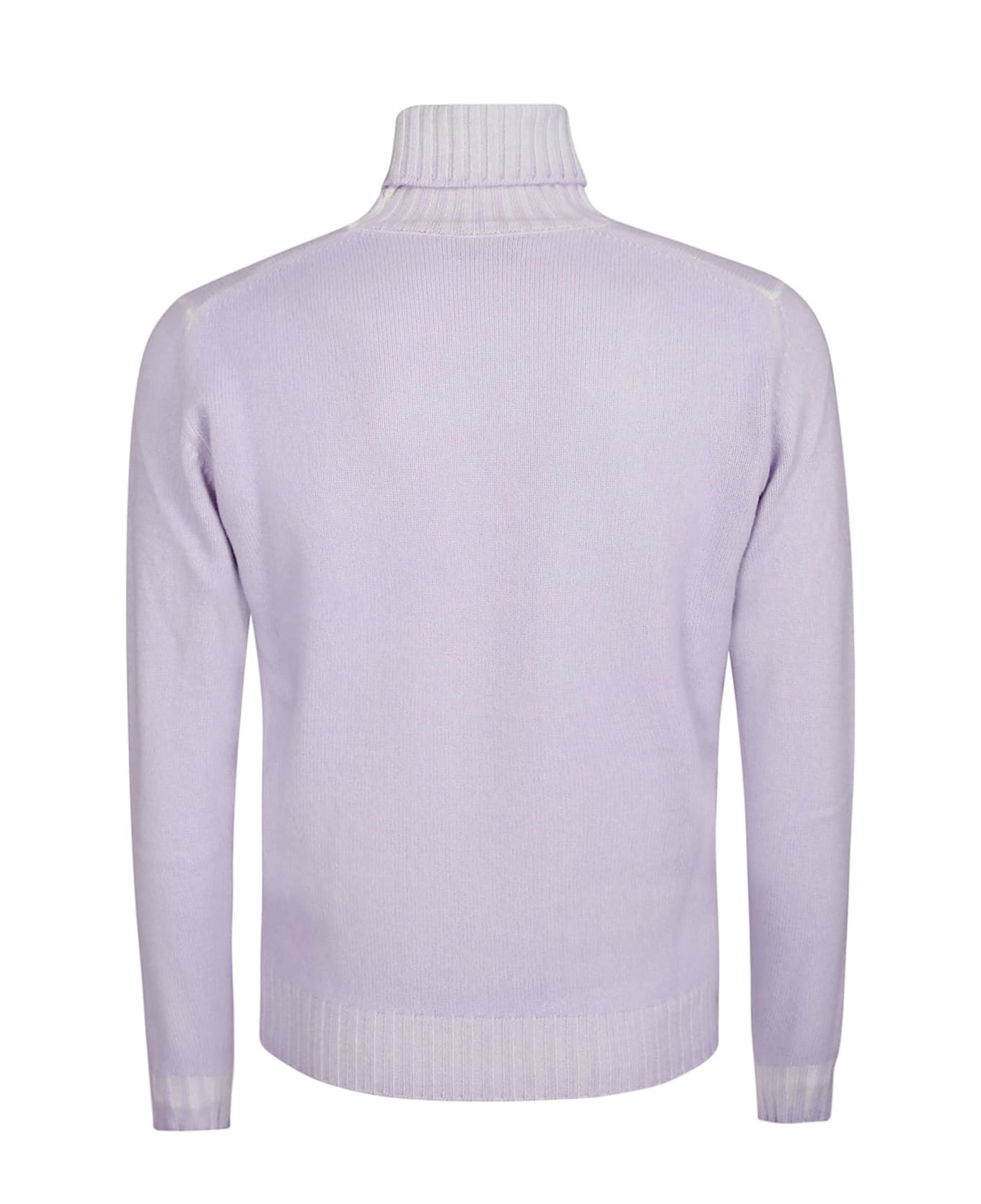 Filippo De Laurentiis Turtleneck Wool Cashmere Blended - Lilac