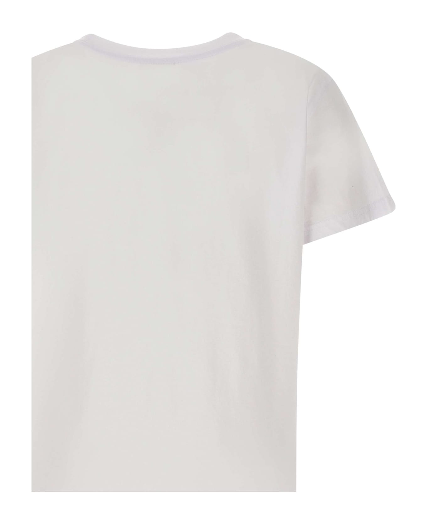 Woolrich "logo" Cotton T-shirt - WHITE
