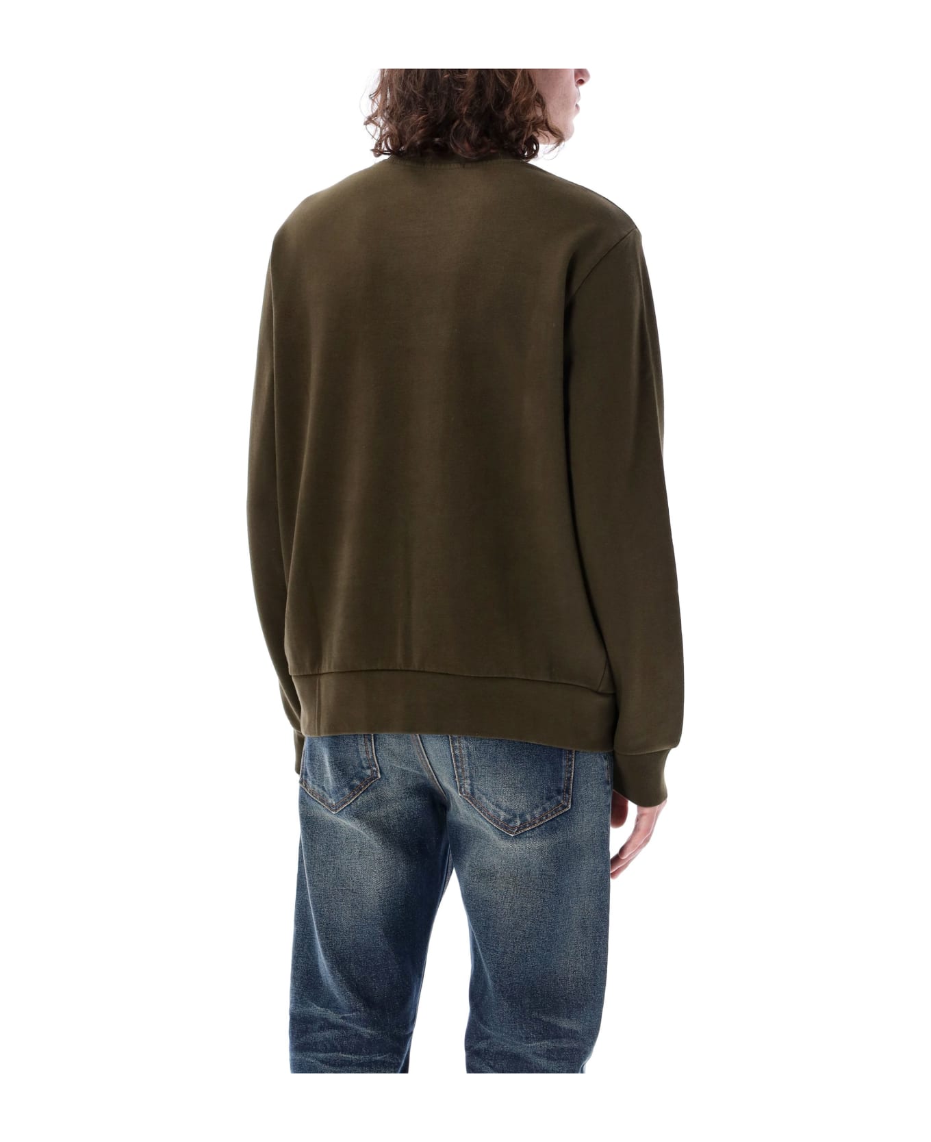 Polo Ralph Lauren Logo Crewneck Sweatshirt - DARK LODEN