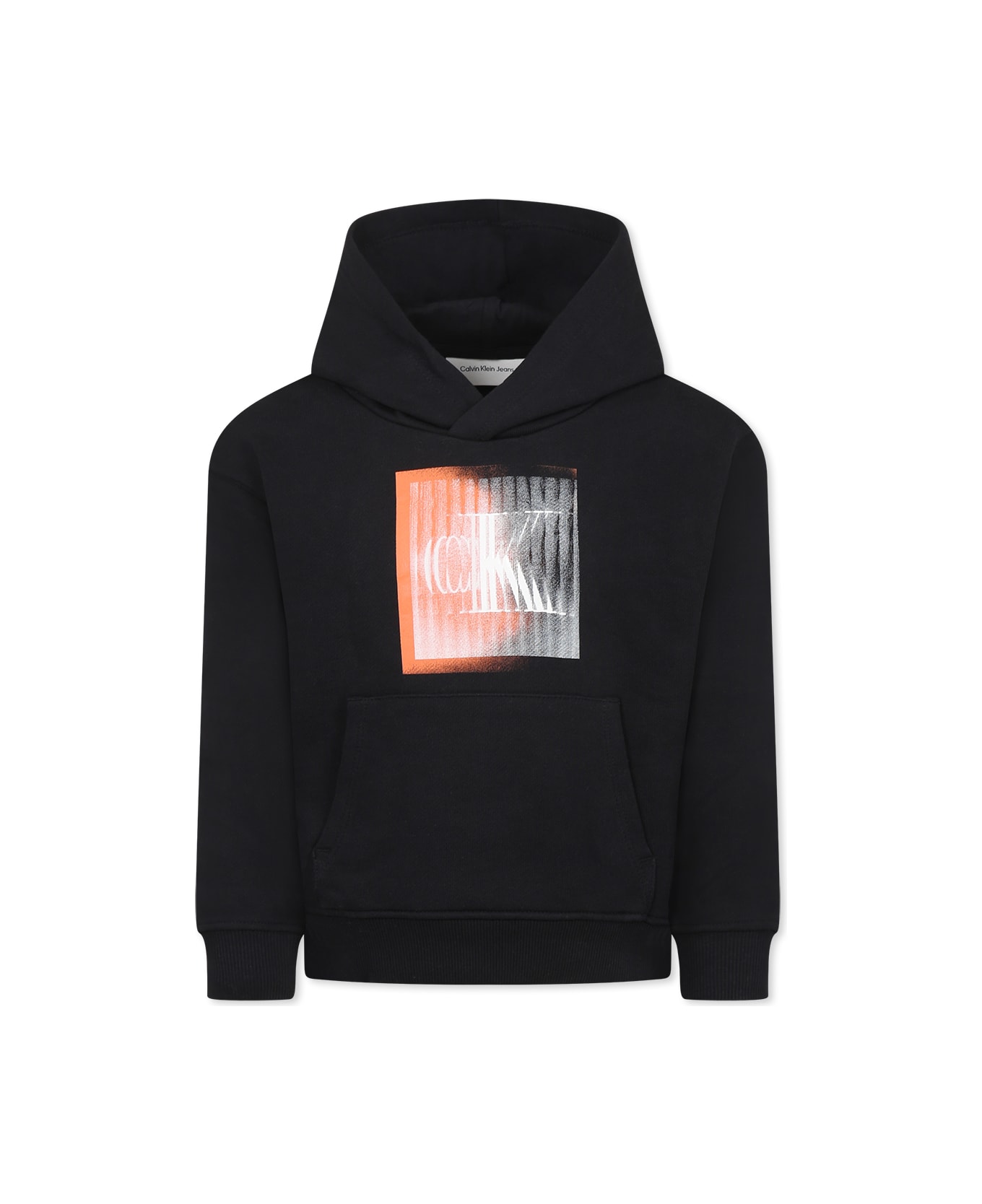 Calvin Klein Black Sweatshirt For Boy With Logo - Black