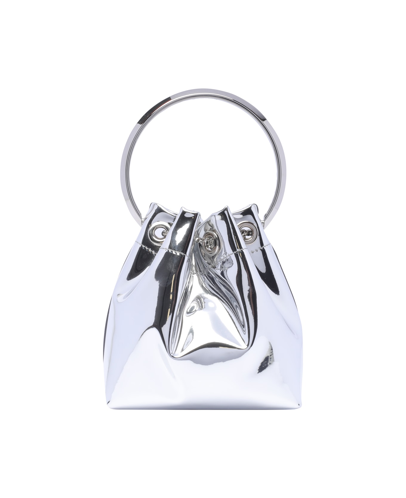 Jimmy Choo Bon Bon Bucket Bag - Silver