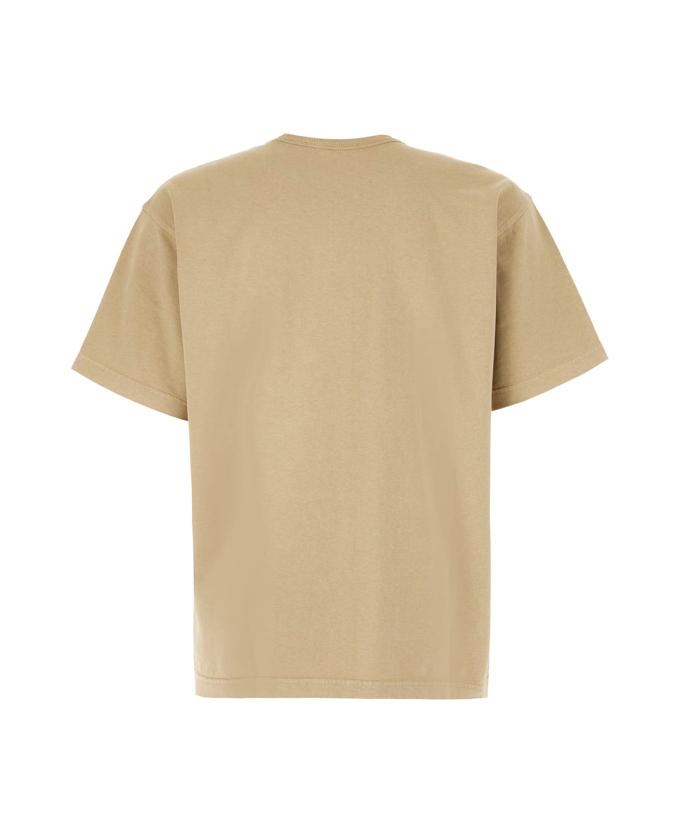 Stone Island Cappuccino Cotton T-shirt - BISCUIT