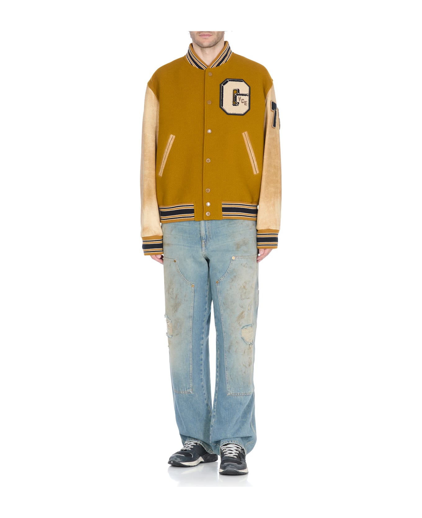 Golden Goose Wool Jacket - Brown