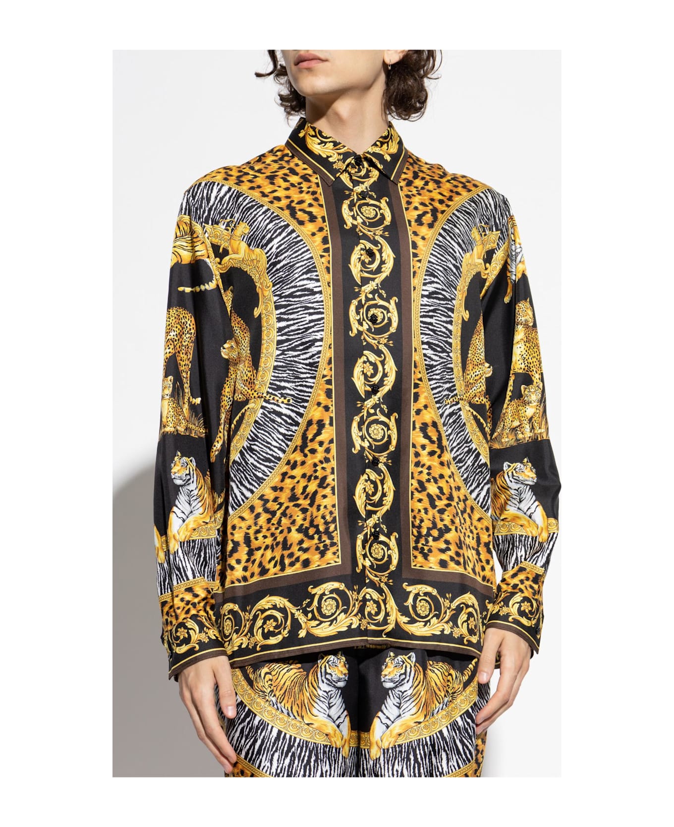 Versace Silk Shirt - YELLOW