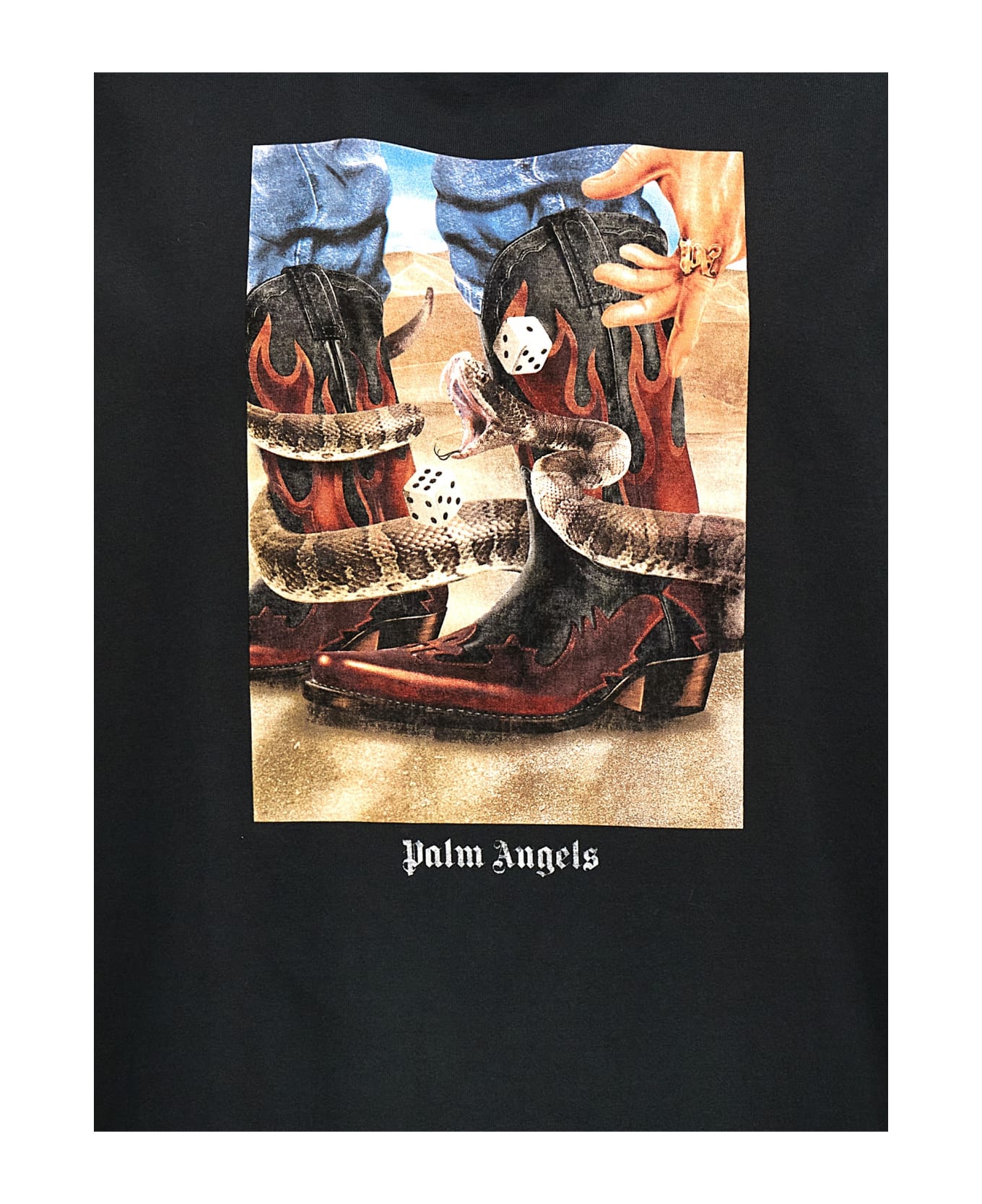 Palm Angels Dice Game T-shirt - BLACK Tシャツ