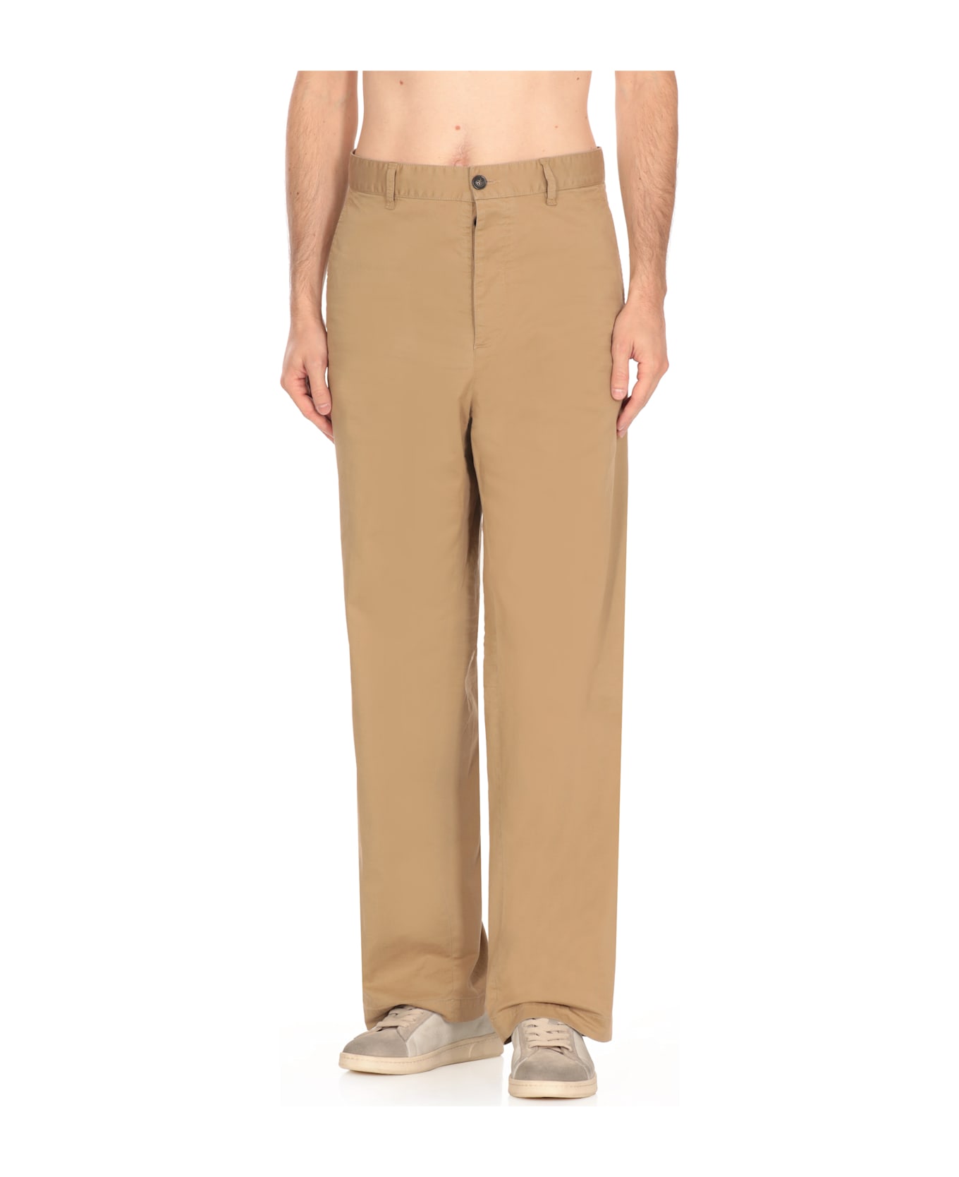 Dsquared2 Summer Loose Chino Pants - Beige