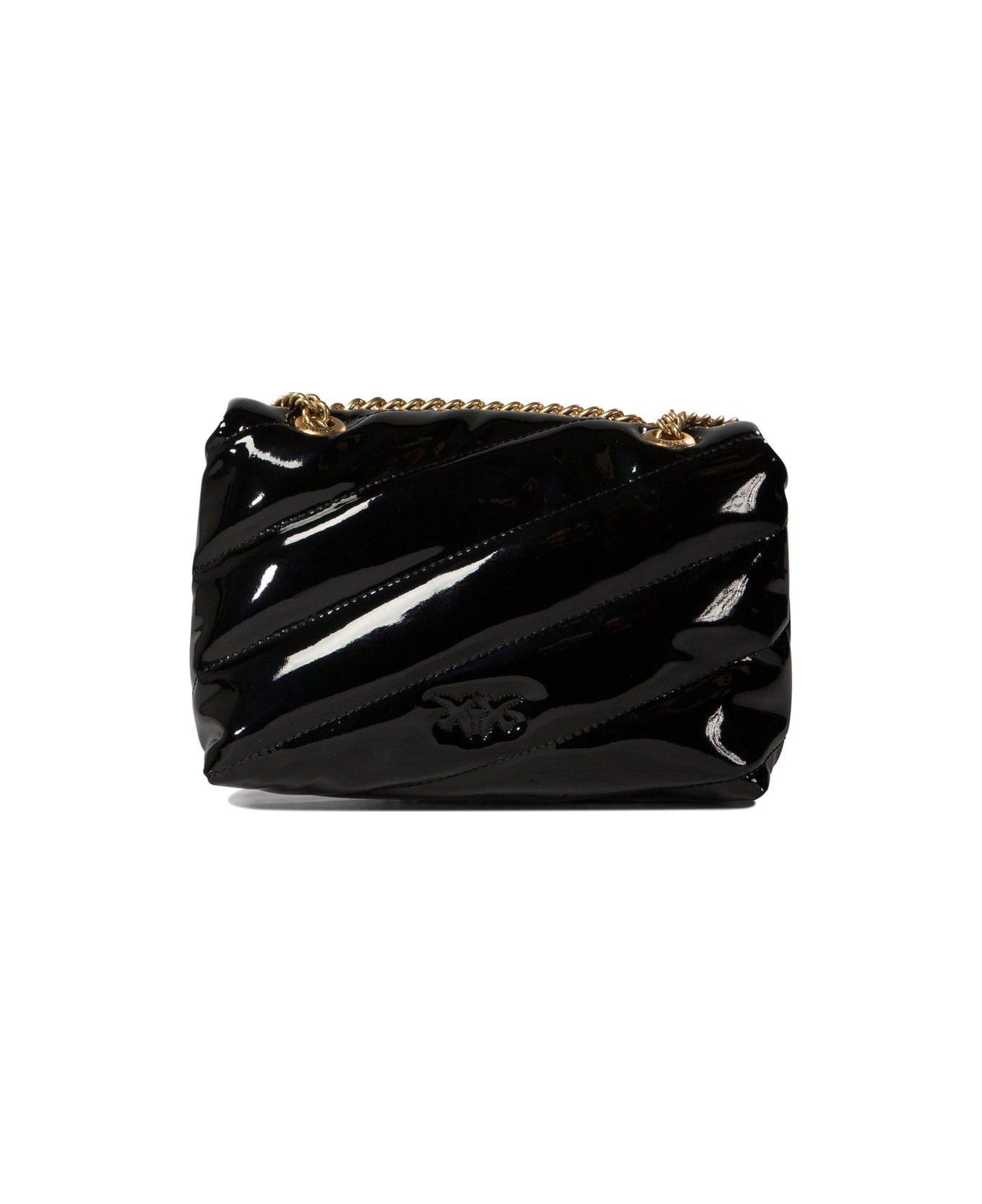 トートバッグ PINKO Women Shoulder Bags 100071A0F1Z99Q Black Pinko Flap Shoulder Bag in Black | Lyst