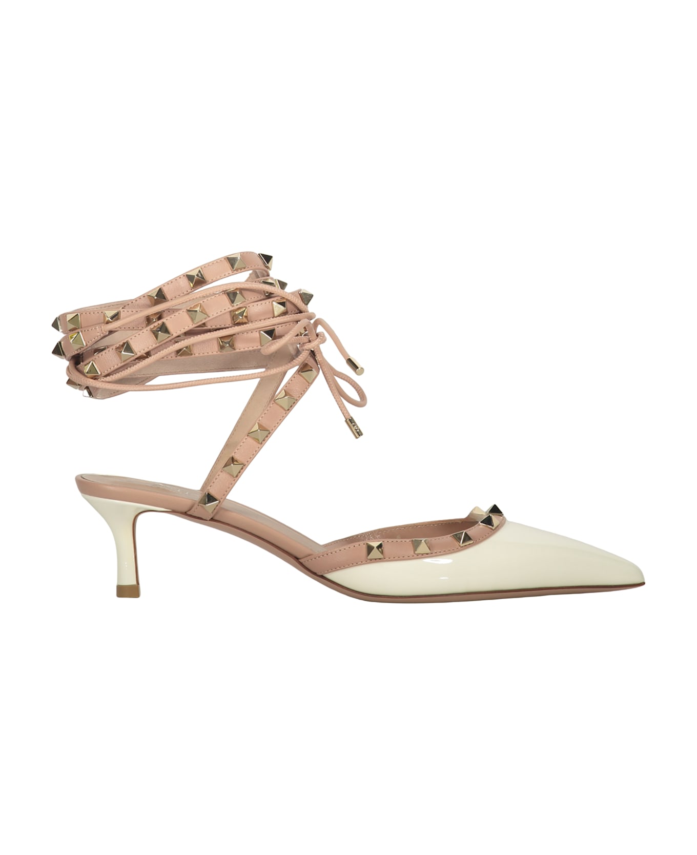 Valentino Garavani Beige Décolleté Elegant With Tapered Heel - Beige