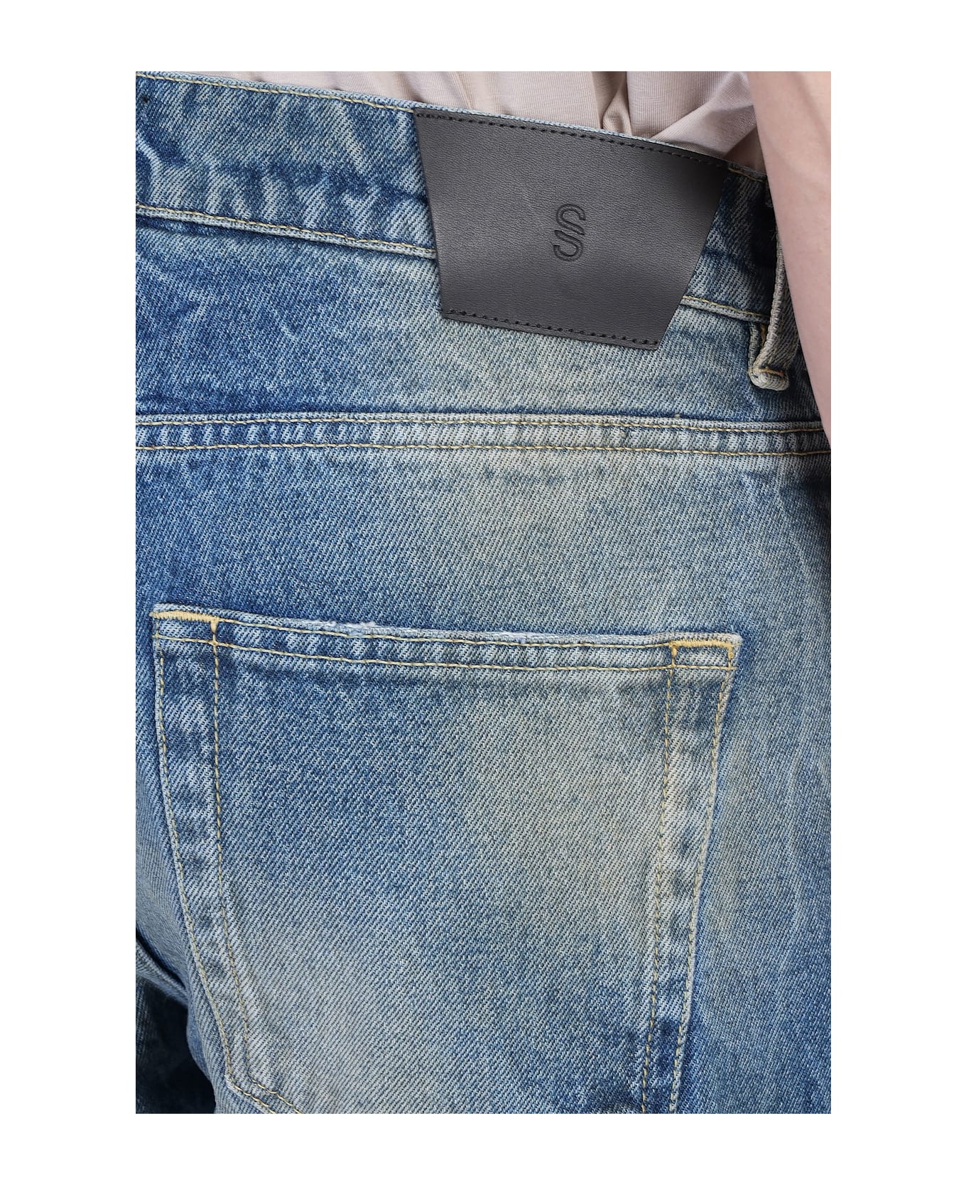 Salvatore Santoro Jeans In Blue Denim - blue