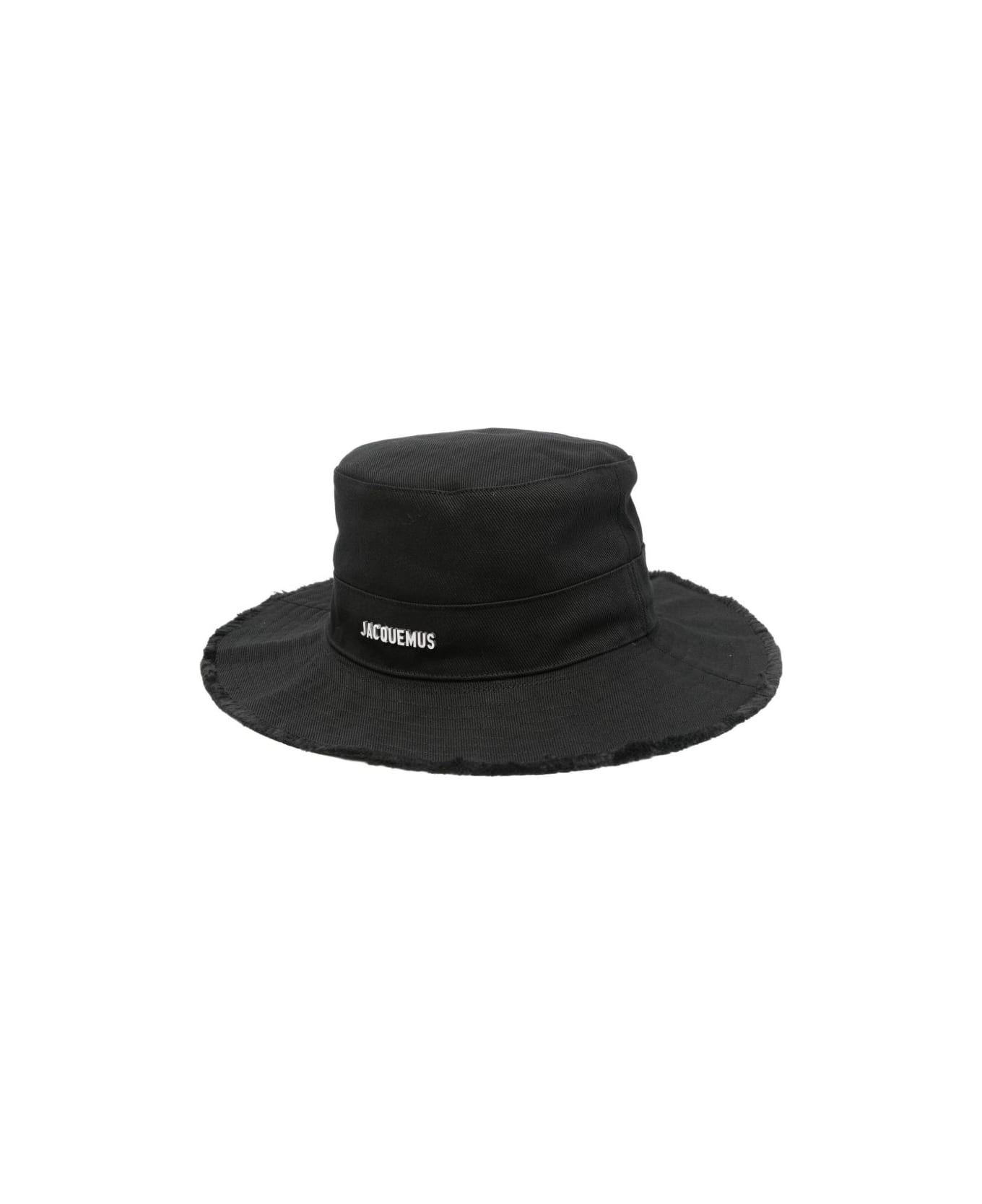 Jacquemus Cotton Bucket Hat - Black