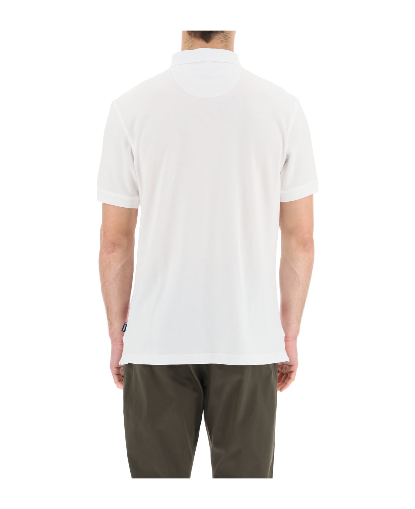 Barbour Blaine Tartan Piquet Polo Shirt - WHITE (White) ポロシャツ