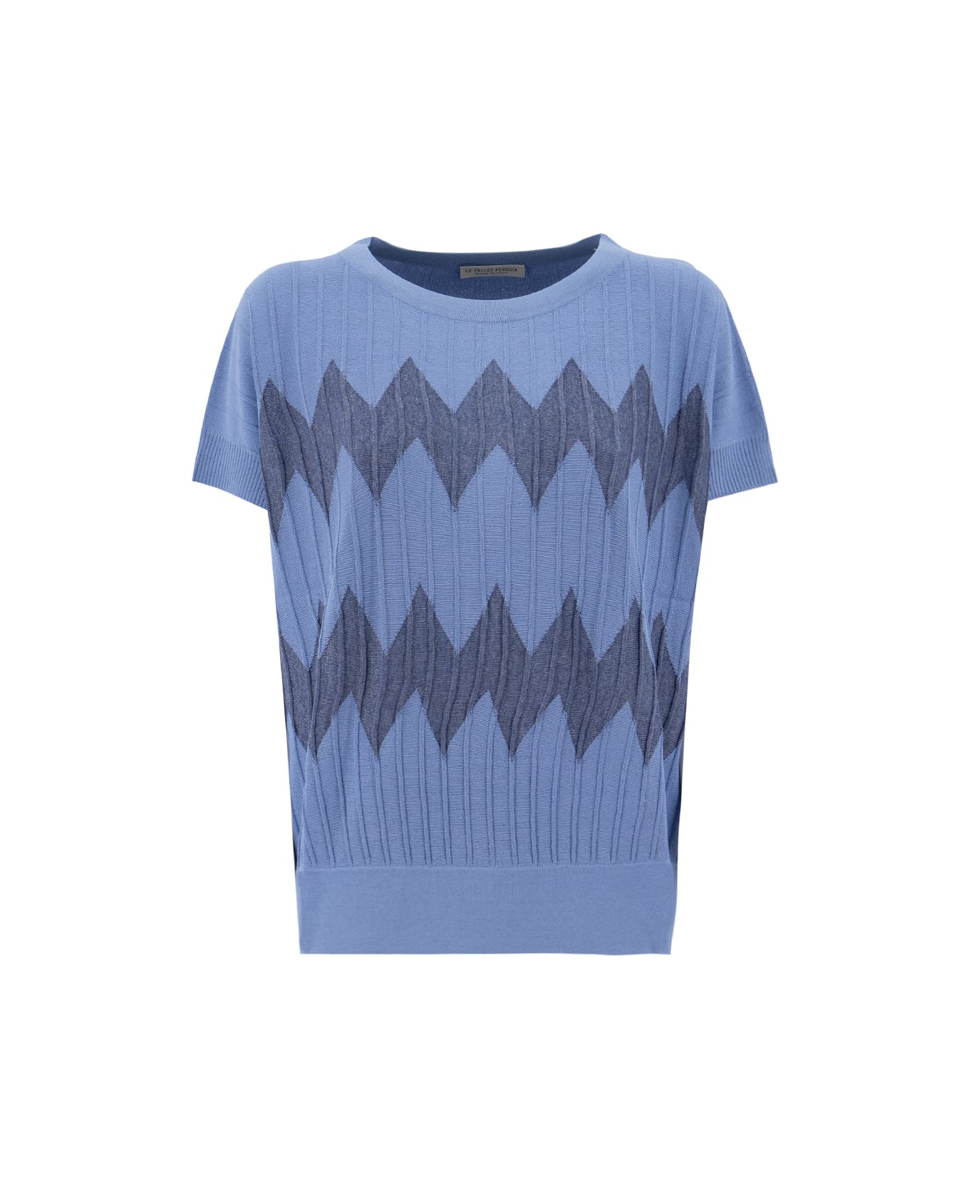 Le Tricot Perugia Sweater - BLUE JEANS ニットウェア