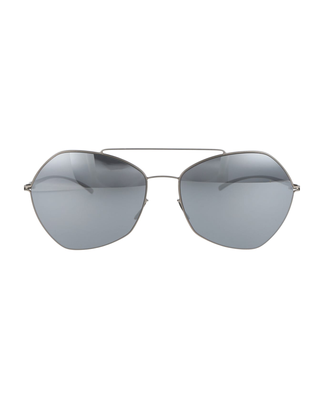Mykita Mmesse012 Sunglasses - 187 E1 Silver Silver Flash