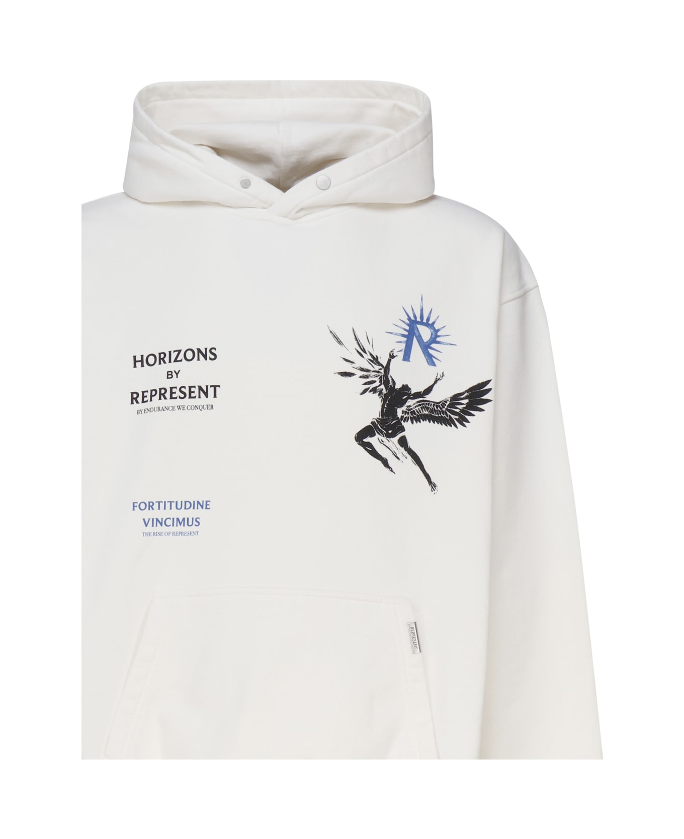 REPRESENT Cotton Logo Sweatshirt - White