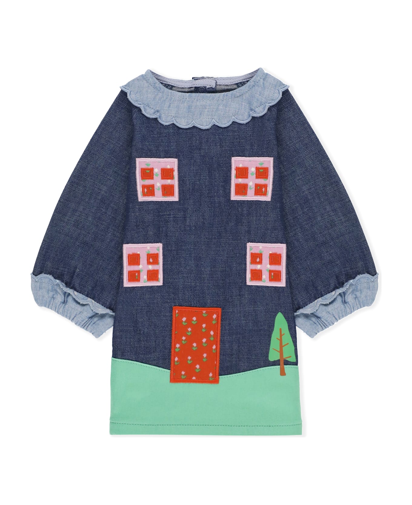 Stella McCartney Kids Cotton Dress - Blue