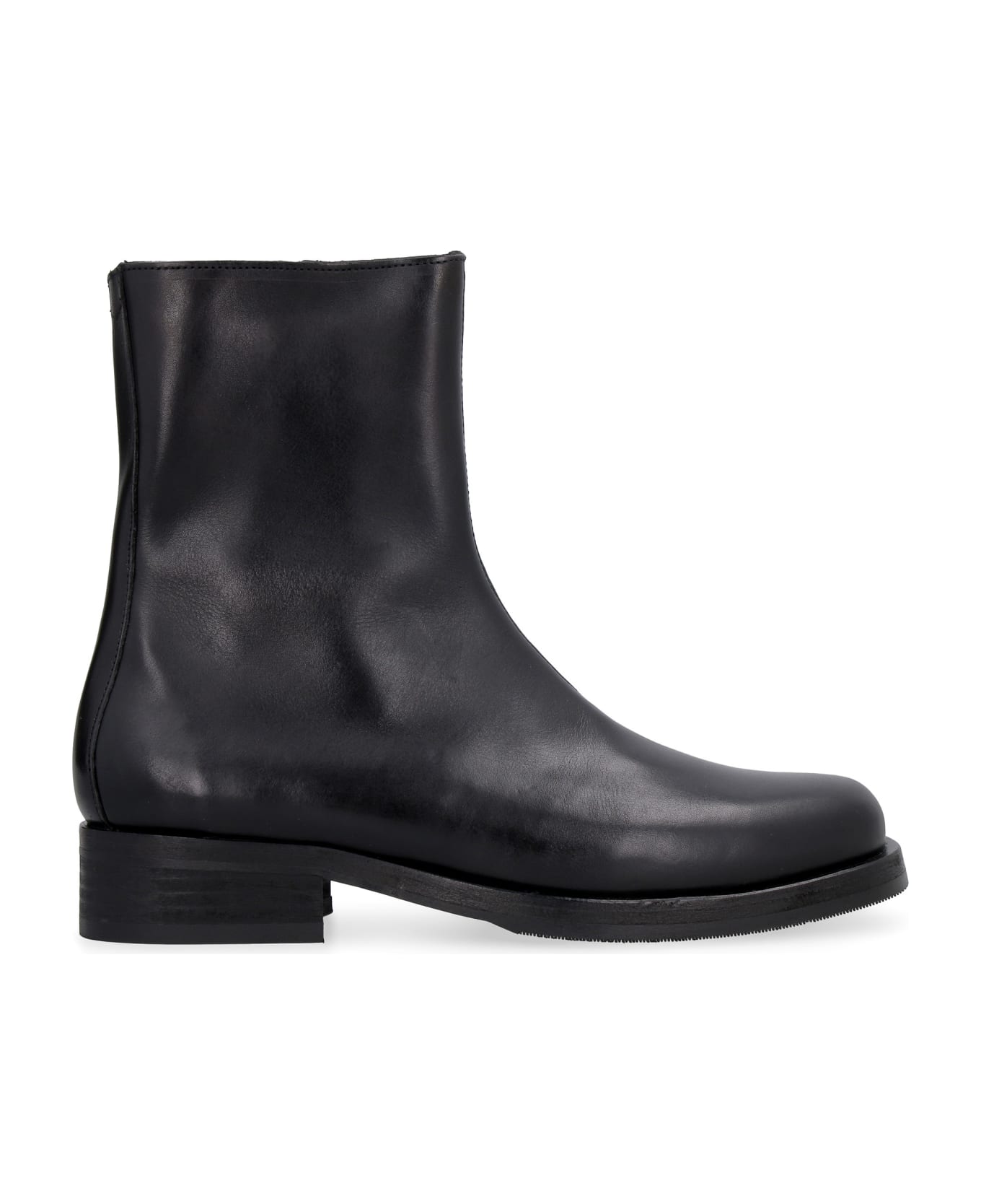 Our Legacy Camion Leather Ankle Boots - Black ブーツ