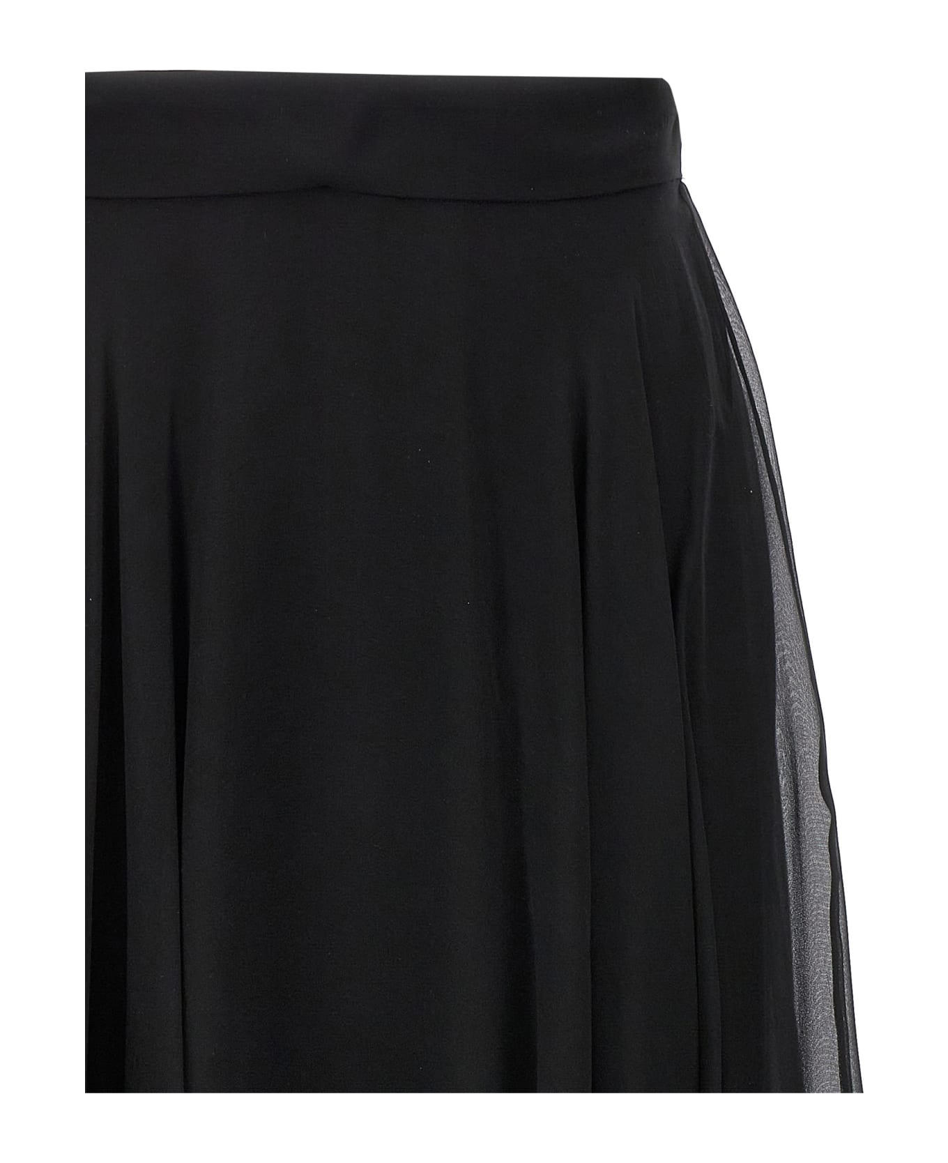 Dolce & Gabbana Chiffon Skirt - Black  