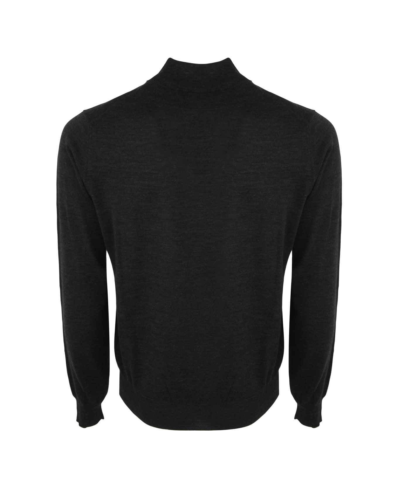 Filippo De Laurentiis Royal Merino Long Sleeves High Neck Sweater - Anthracite
