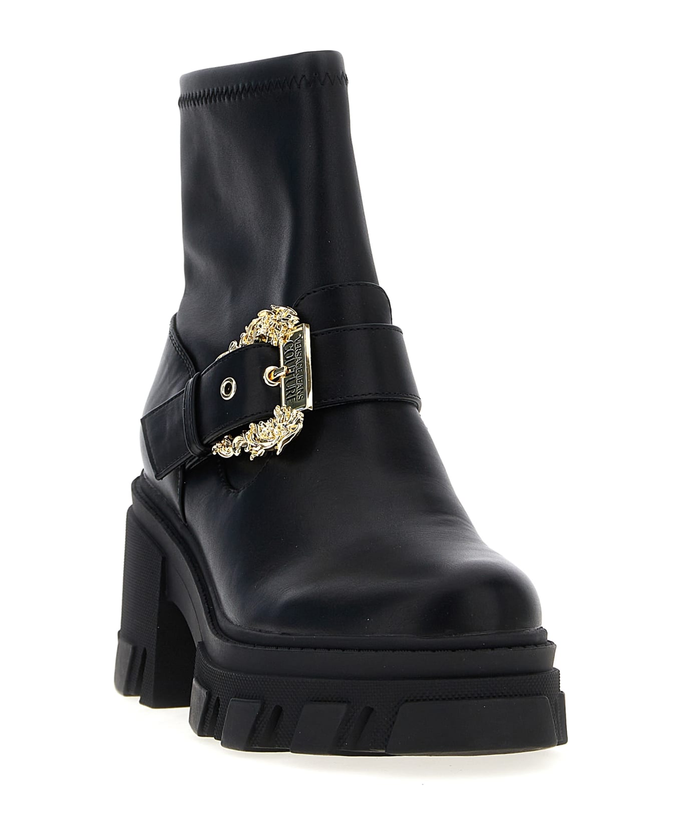 Versace Jeans Couture 'sophie' Ankle Boots - Black