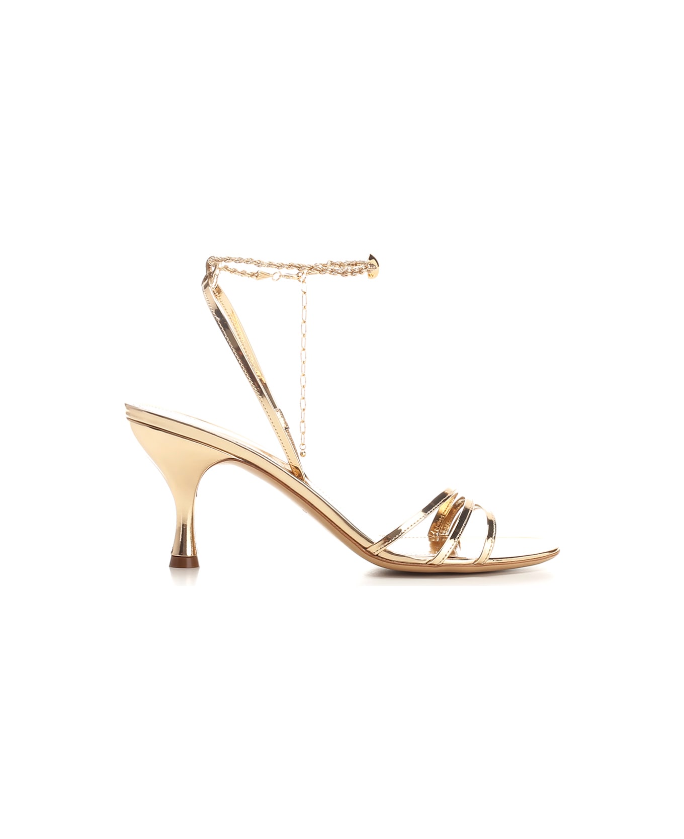 Ferragamo 'denise' Sandal - Gold