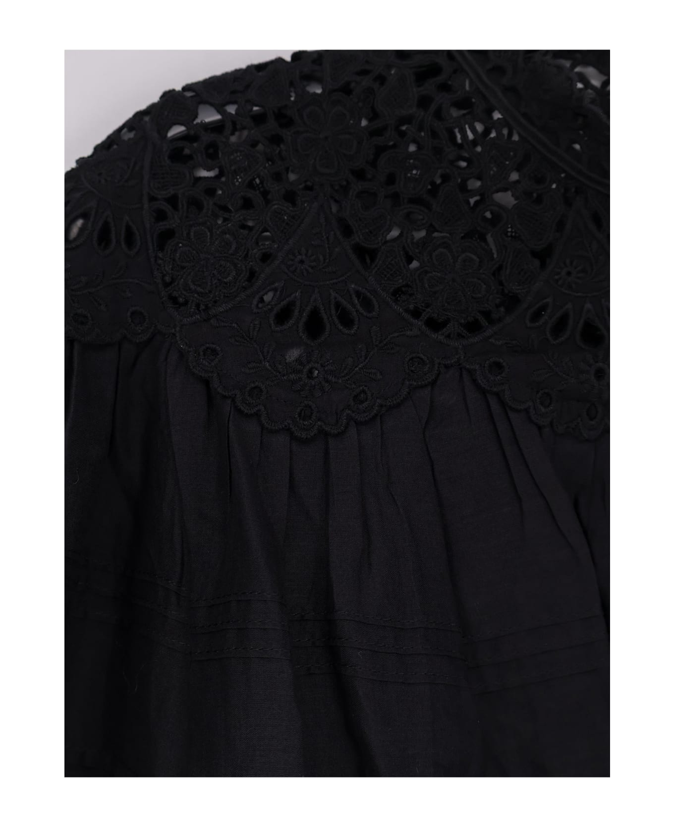 Marant Étoile Polly Organic Cotton Shirt - Black