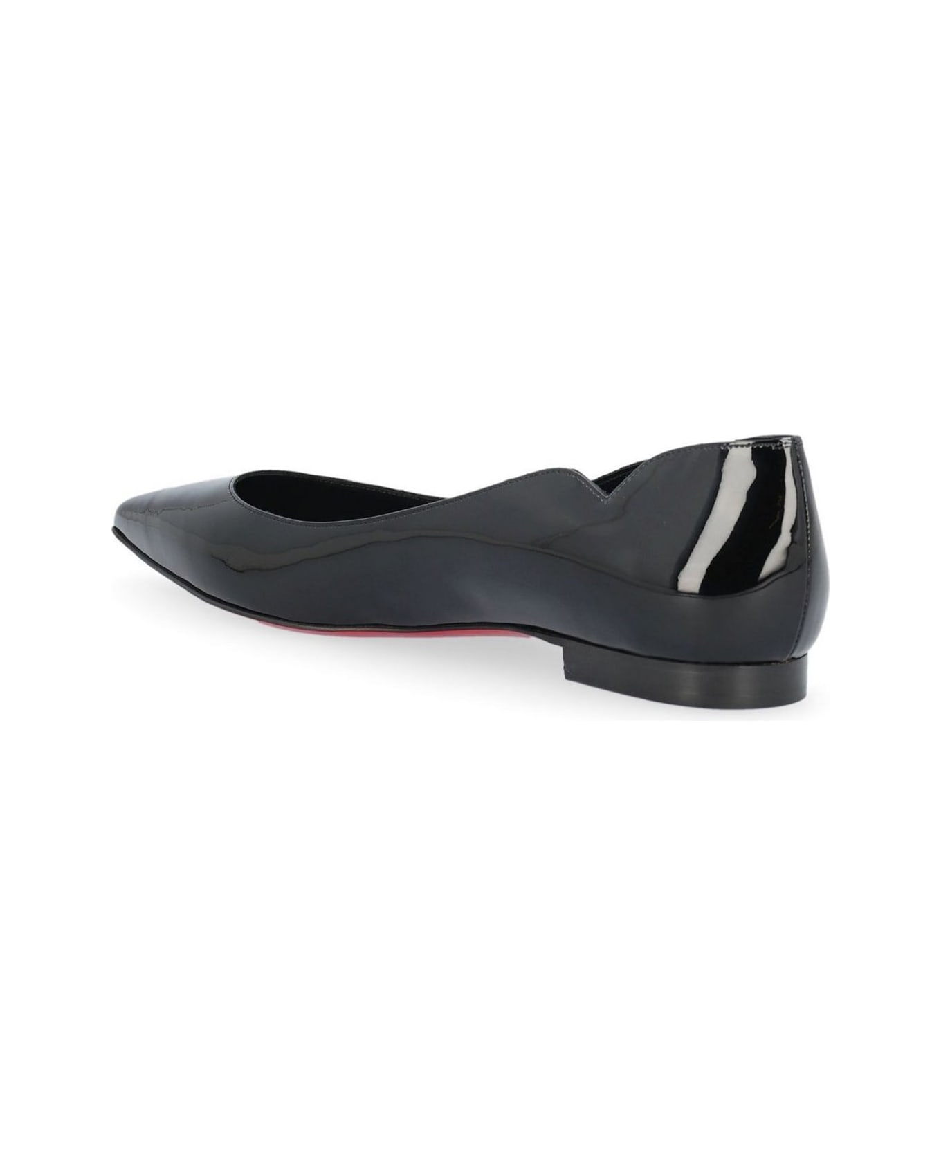 Christian Louboutin Hot Chickita Flat Shoes - Black