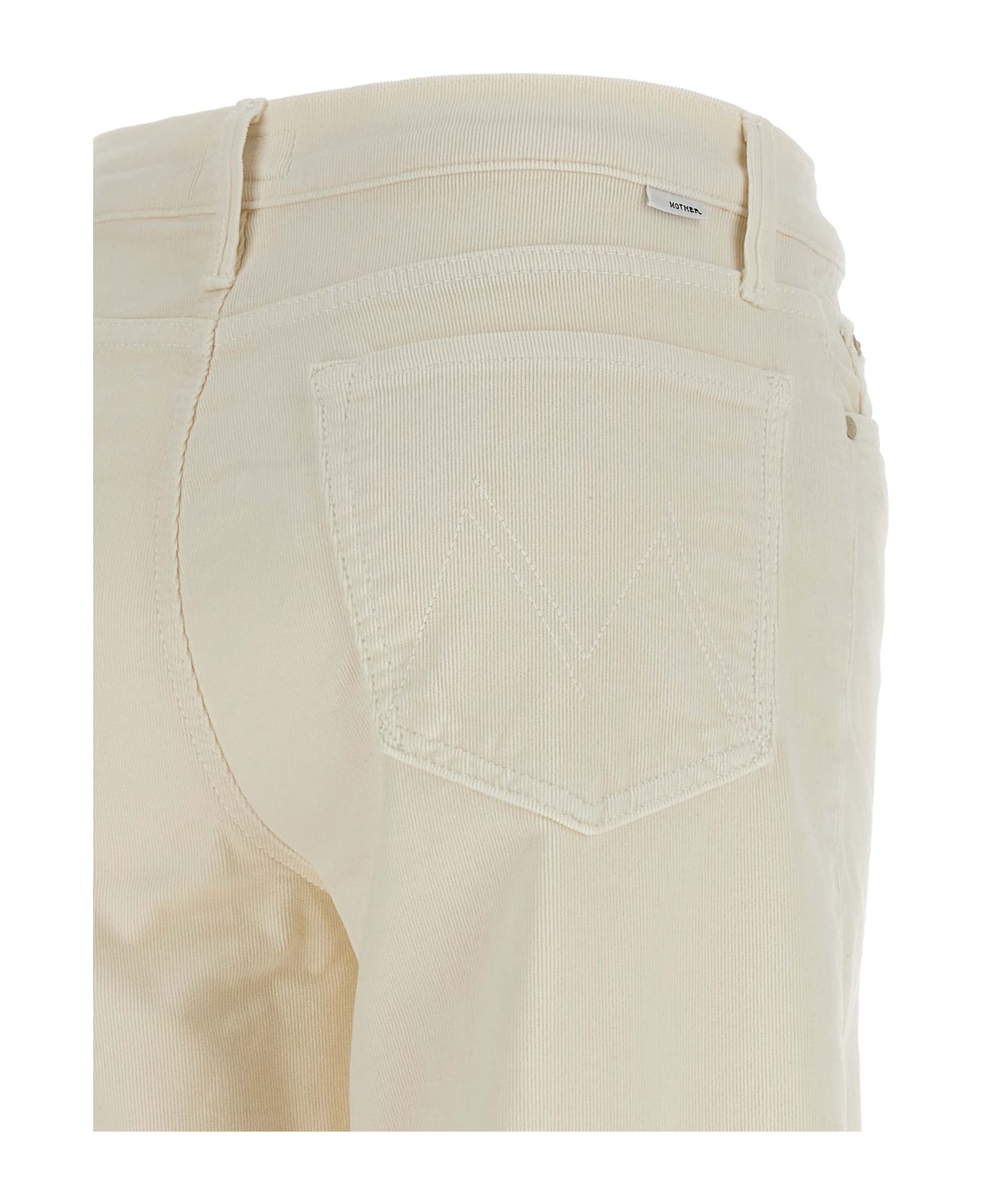 Mother 
the Twister Sneak
 Pants - White