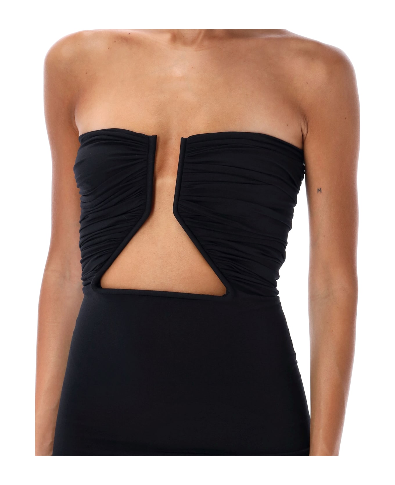 Rick Owens Prong Mini Dress - BLACK
