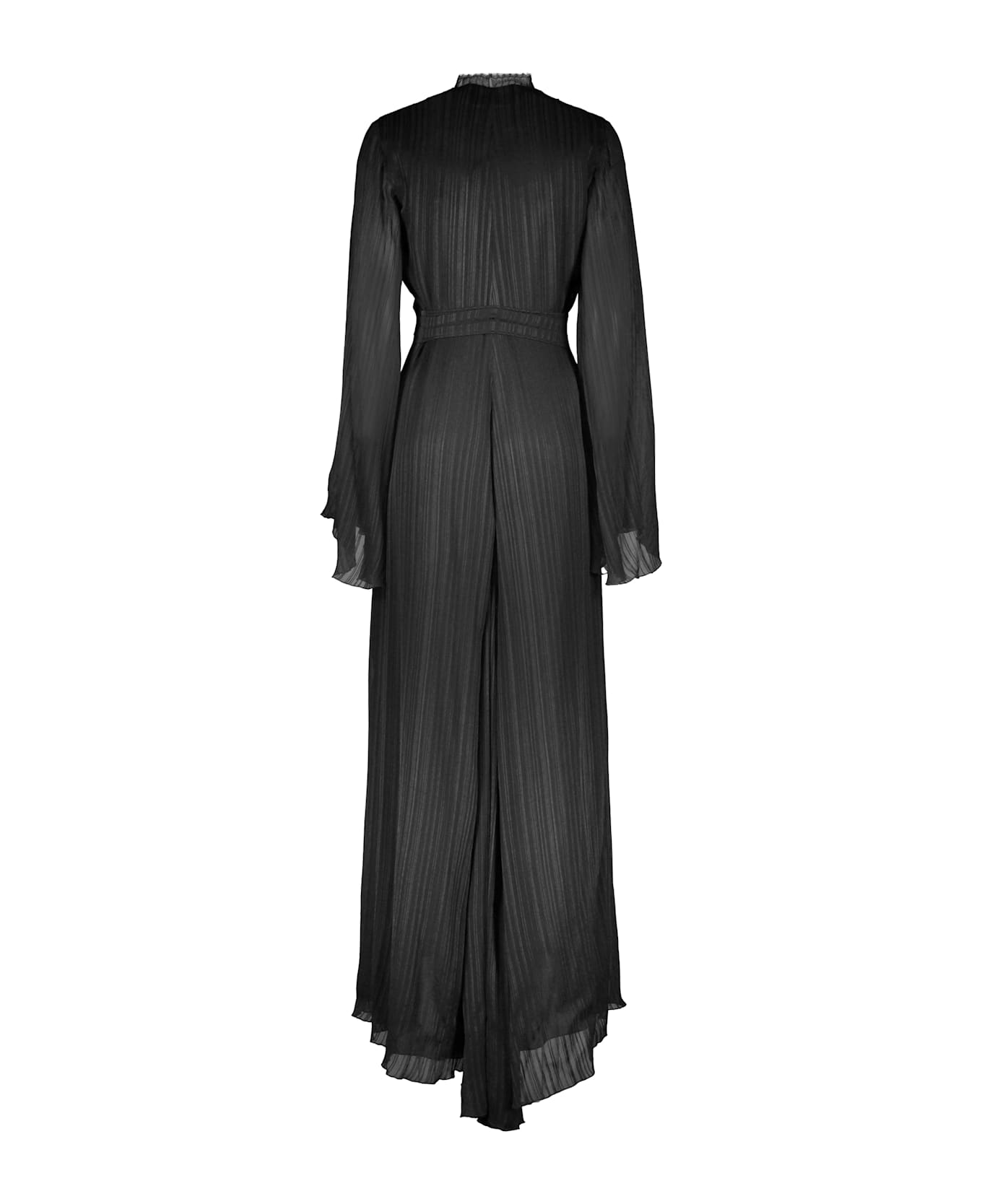 Etro Silk Maxi Dress - black